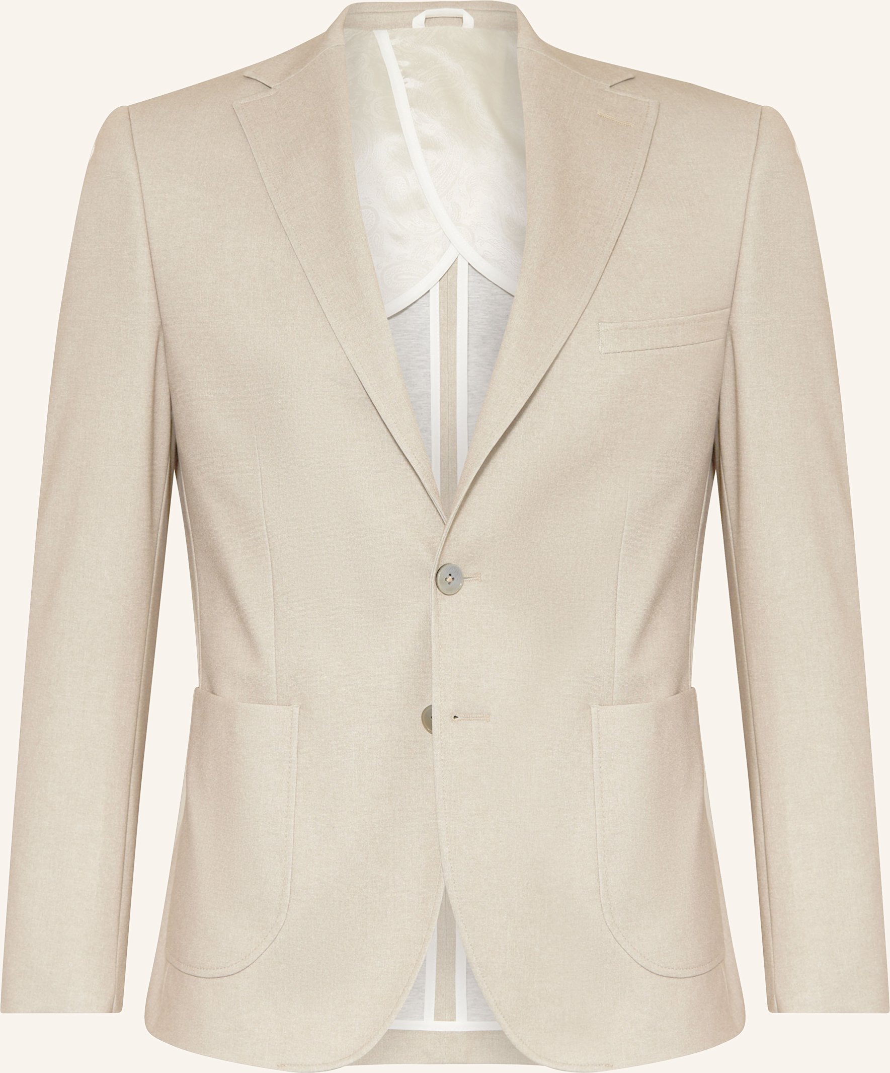 Paul Anzugsakko Extra Slim Fit Aus Jersey beige