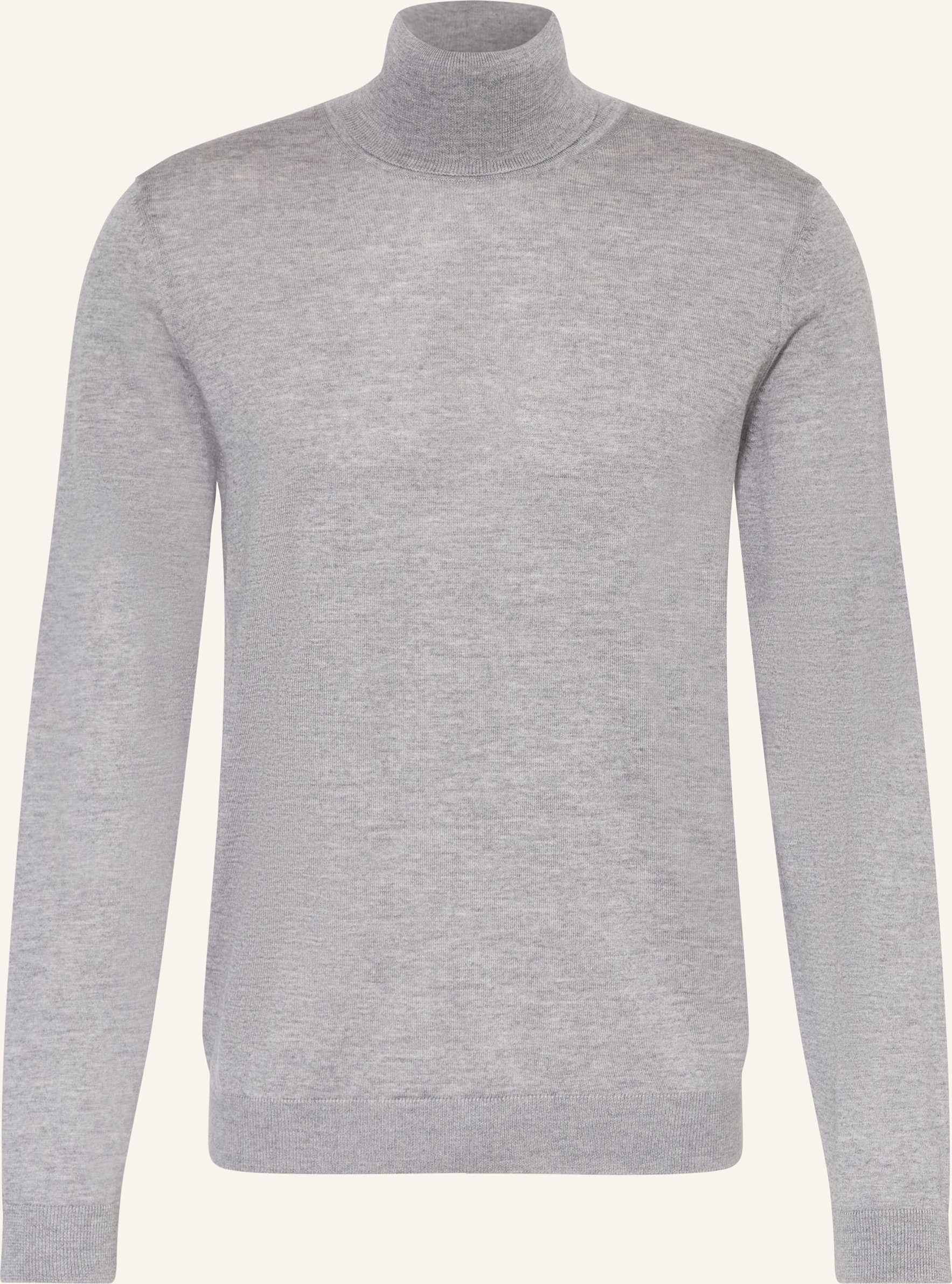 Boss Rollkragenpullover Musso grau