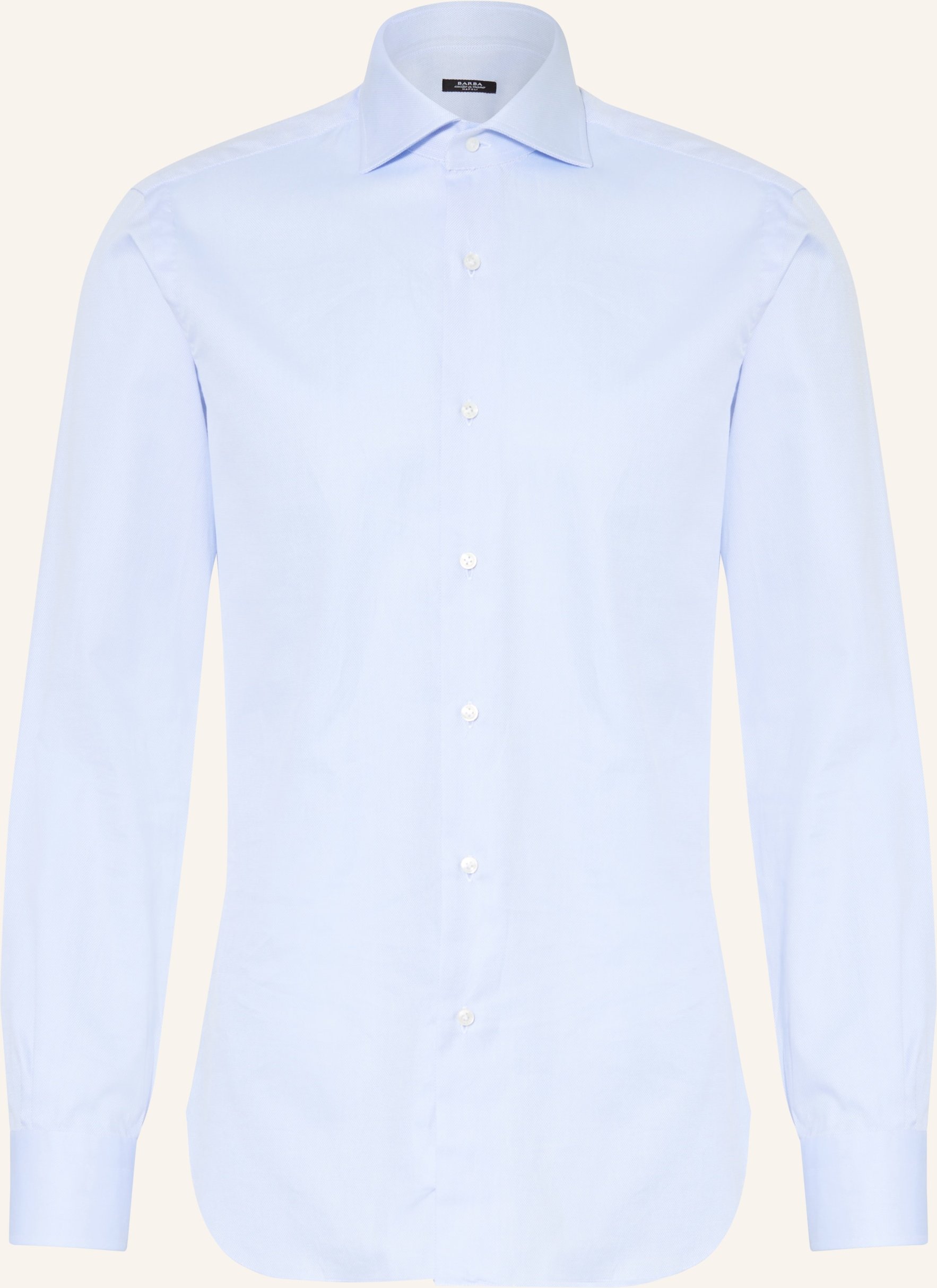 Barba Napoli Oxfordhemd Slim Fit blau