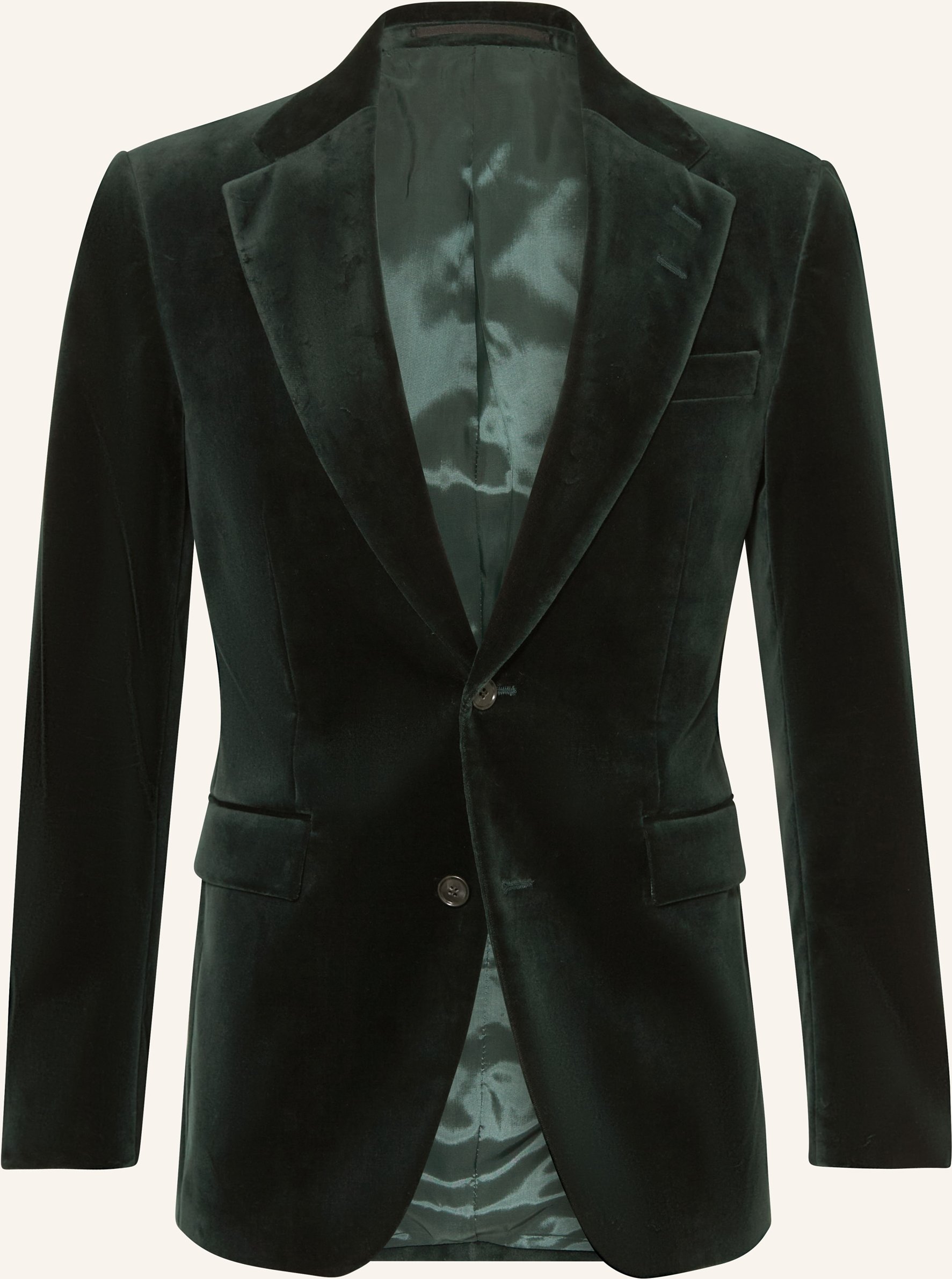 Tiger Of Sweden Samtsakko Ease Extra Slim Fit gruen