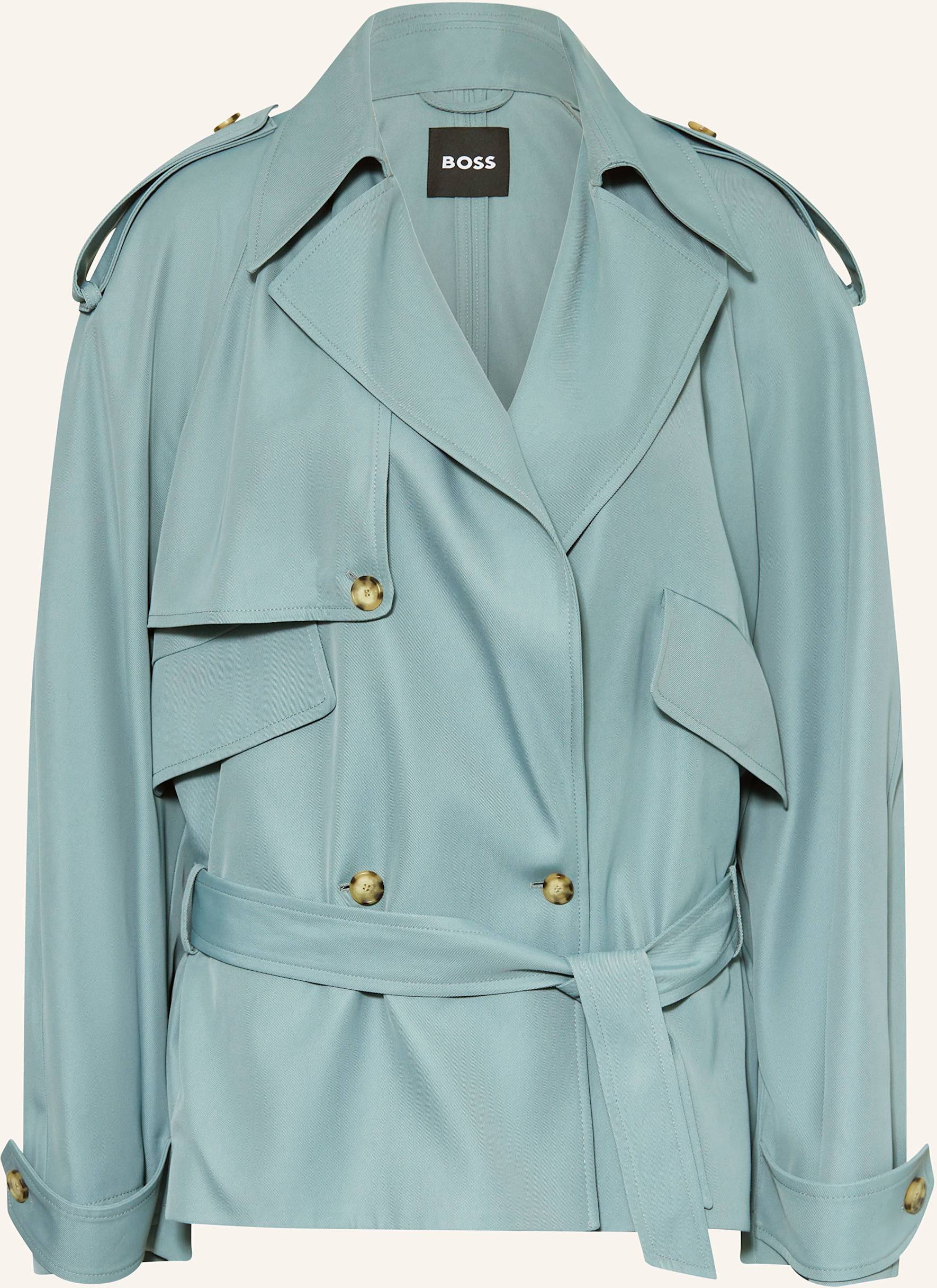 Boss Trench-Jacke Jacusa blau