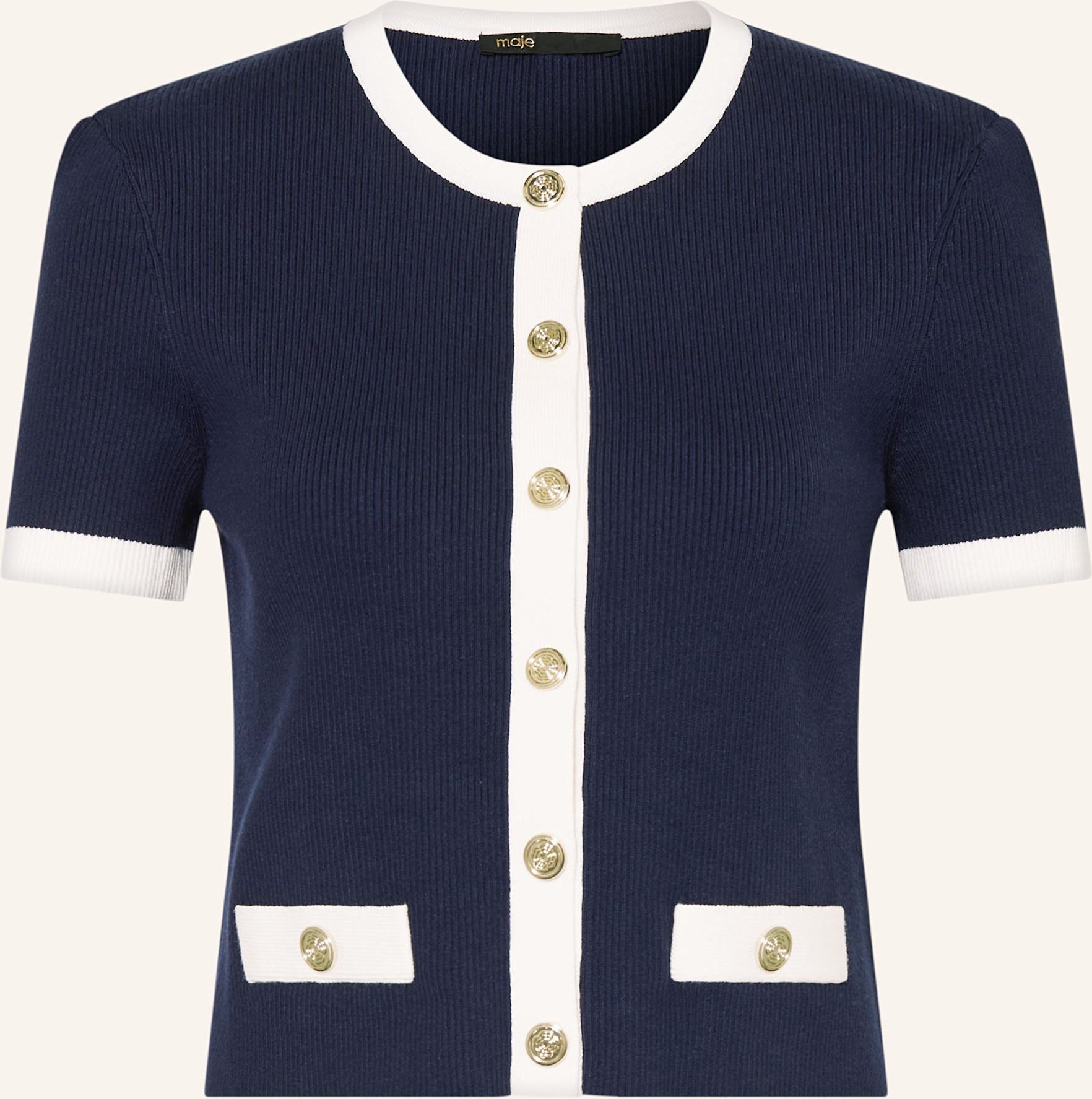 Maje Strickjacke blau