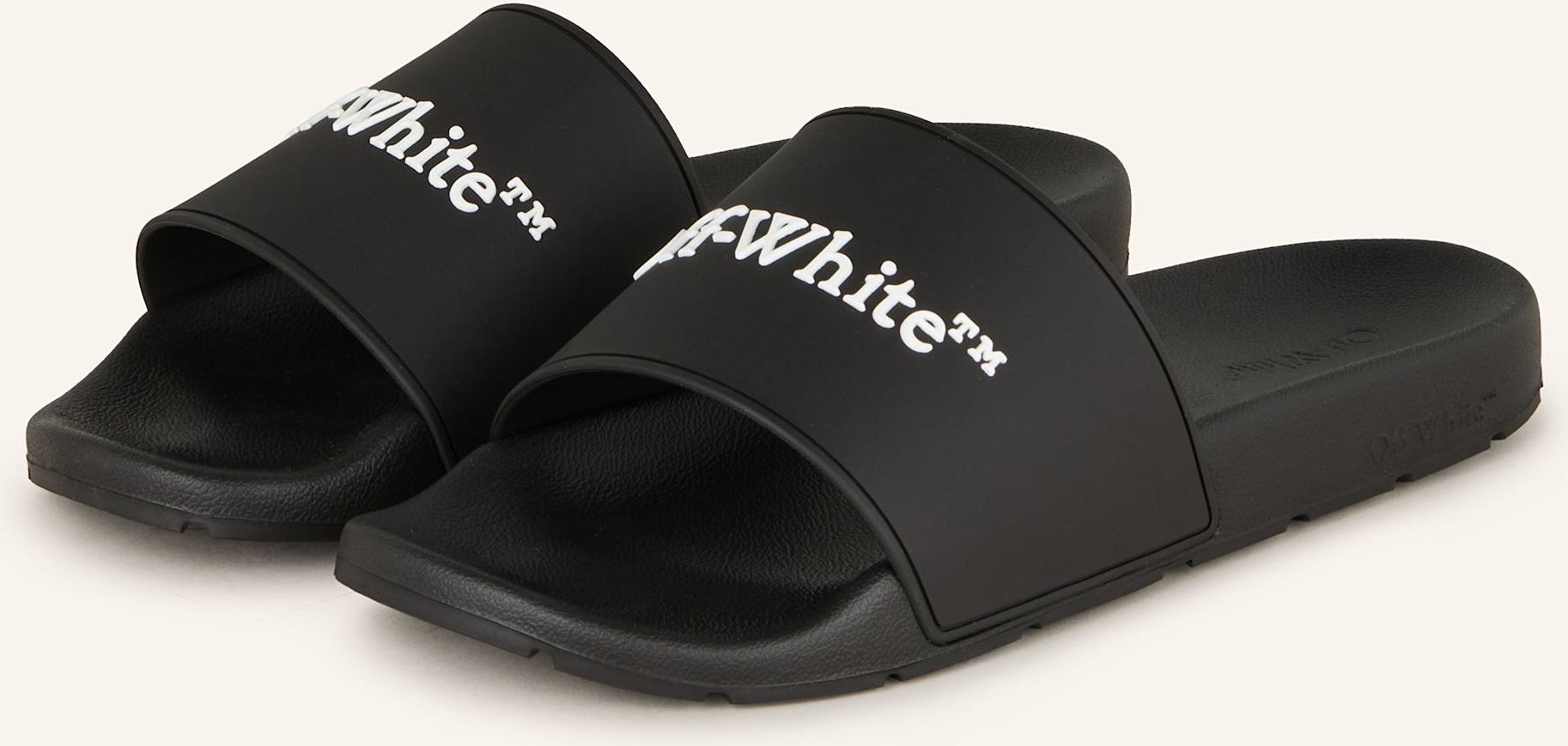 Off-White Pantoletten Bookish schwarz