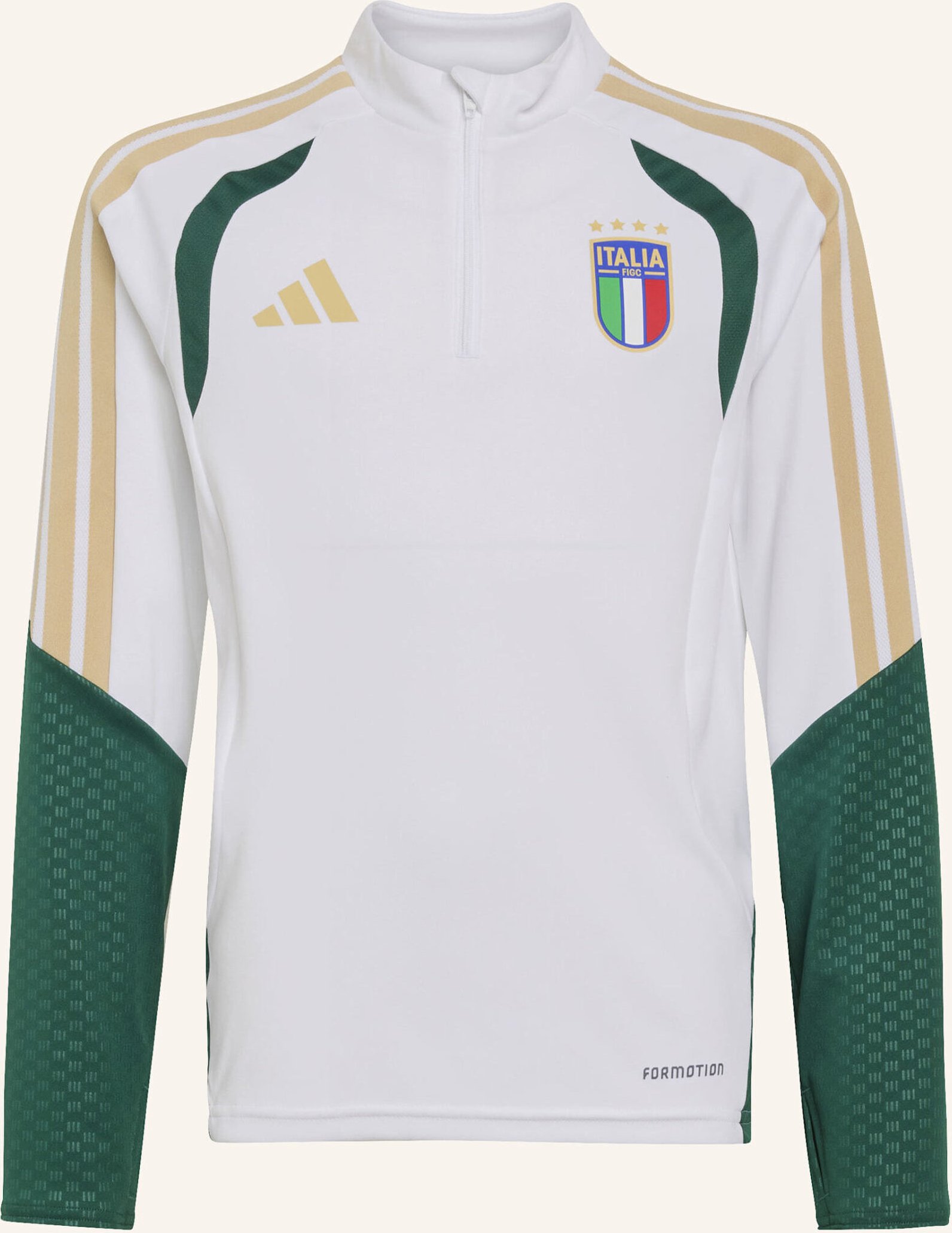 Adidas Italien 26 Tiro Trainingsoberteil Kinder weiss