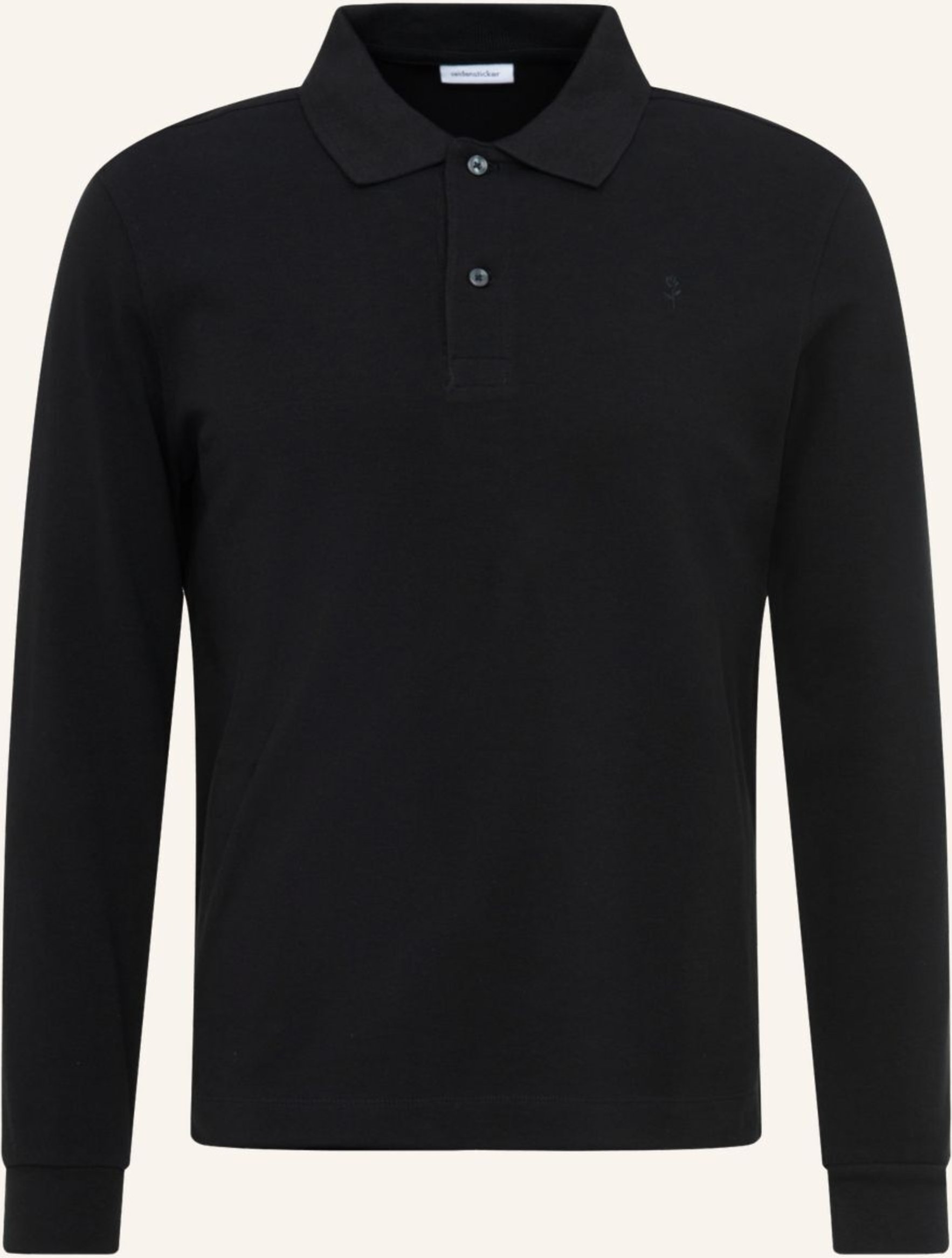 Seidensticker Polo, Polo-Shirt Slim Fit schwarz