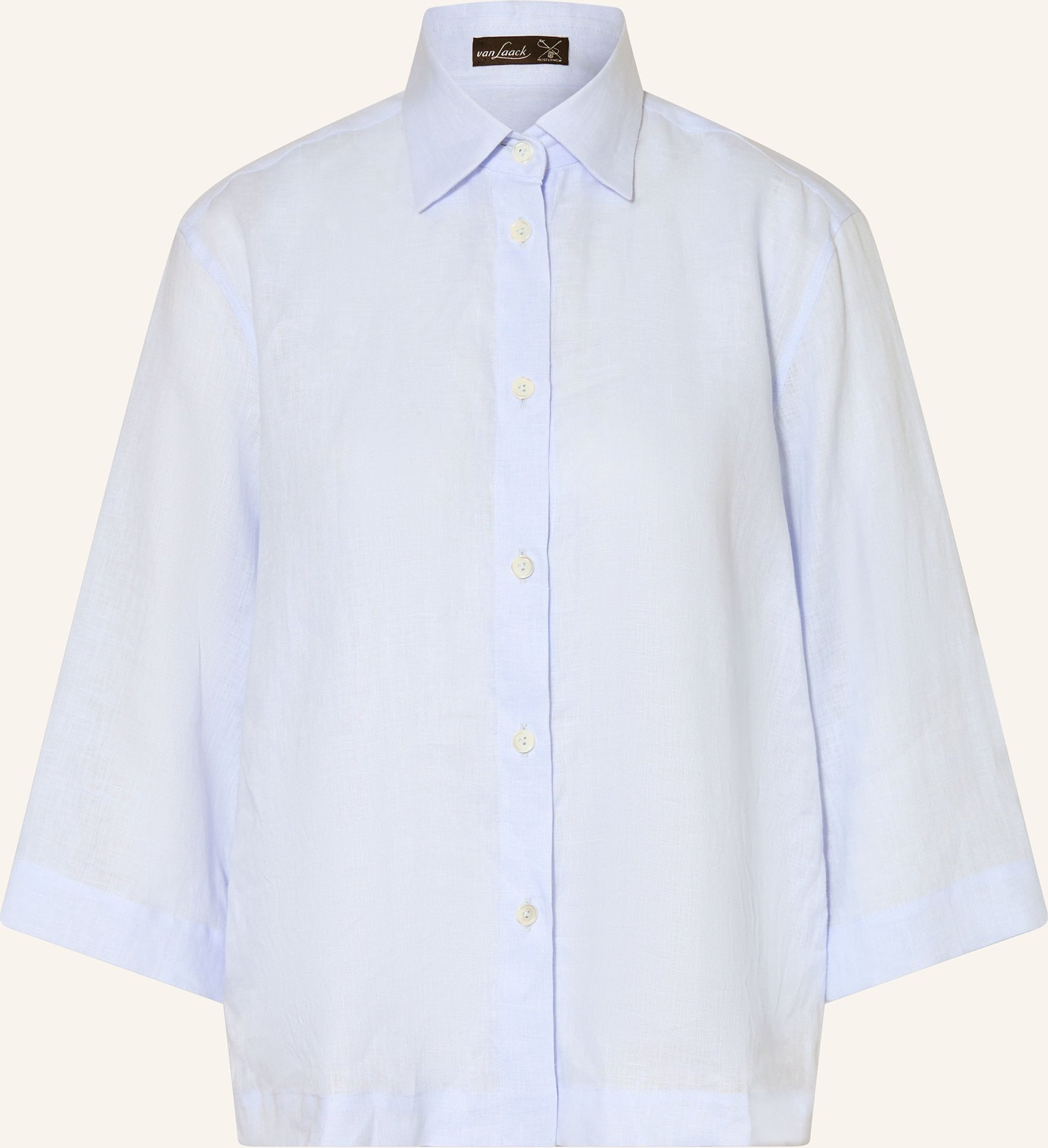 Van Laack Hemdbluse Vl-Banis-Bro Mit 3/4-Arm blau