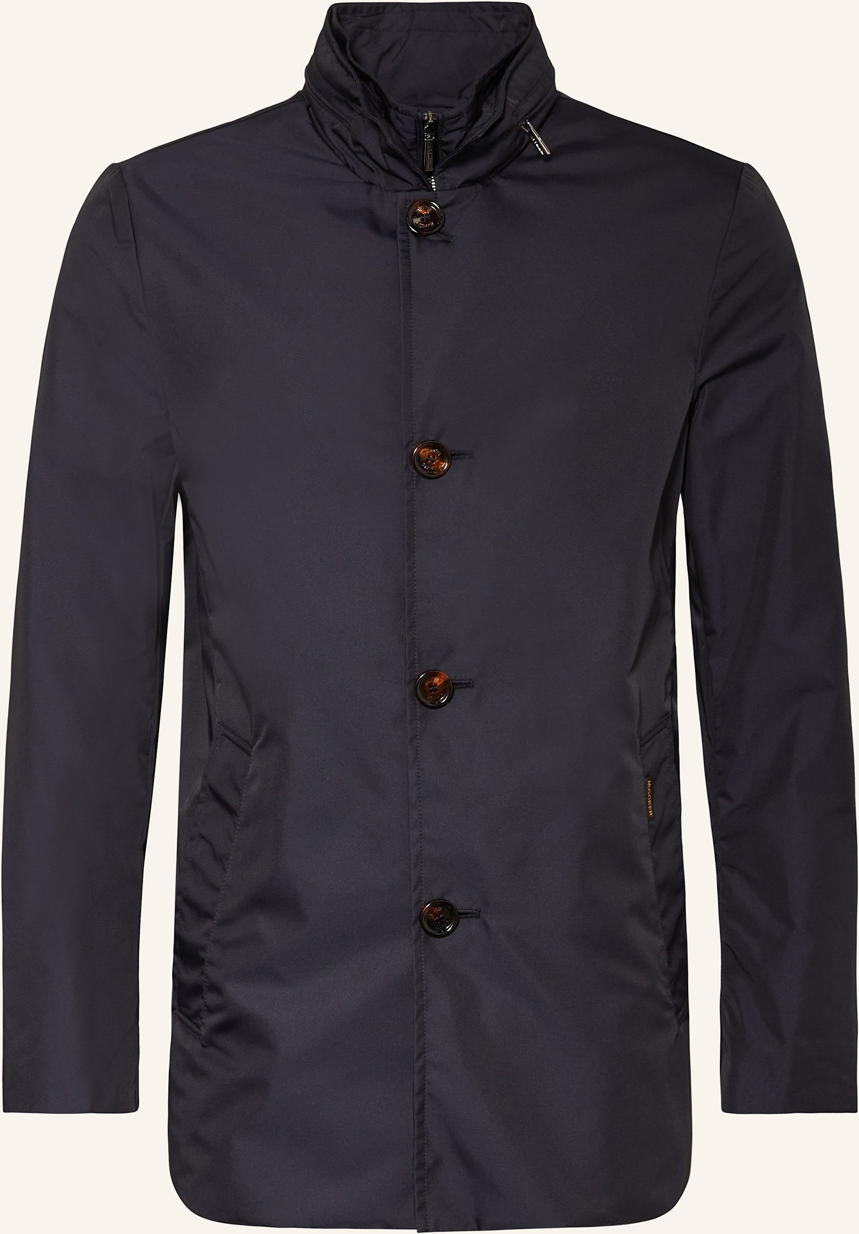 Moorer Jacke Mit Blende blau