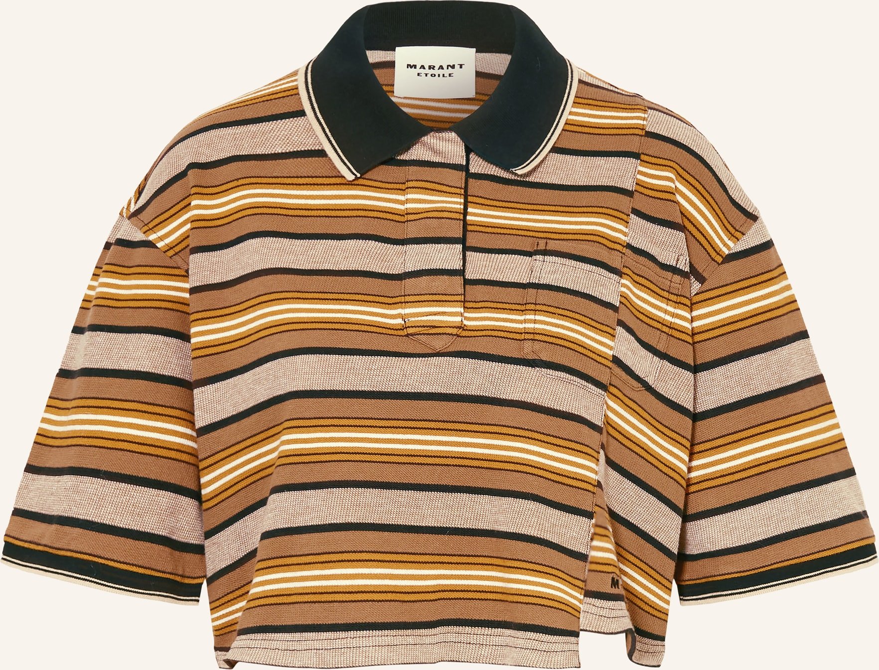 Marant Étoile Jersey-Poloshirt Zewel pink