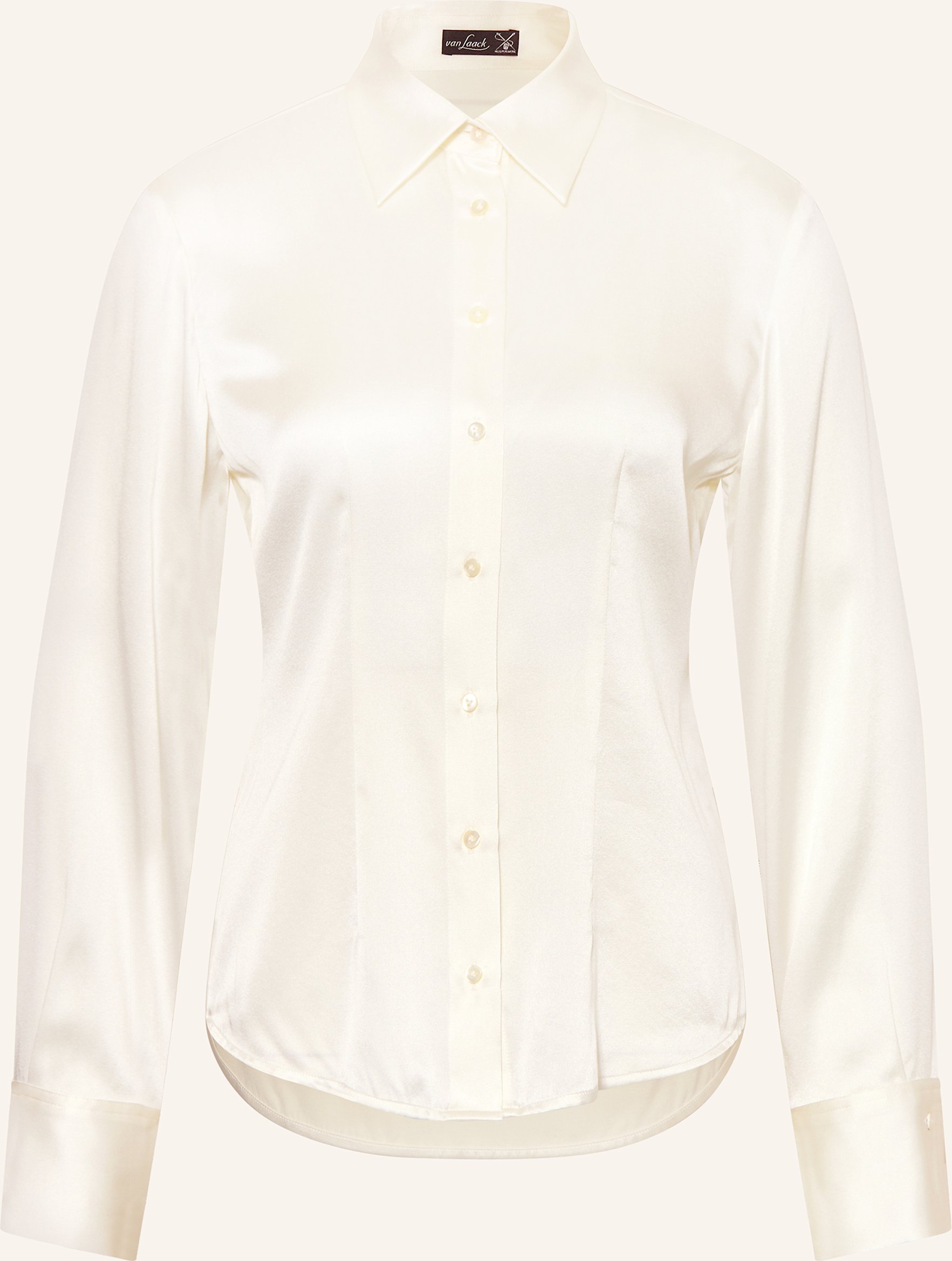 Van Laack Hemdbluse Vl-Uliz-Xx Aus Seide weiss