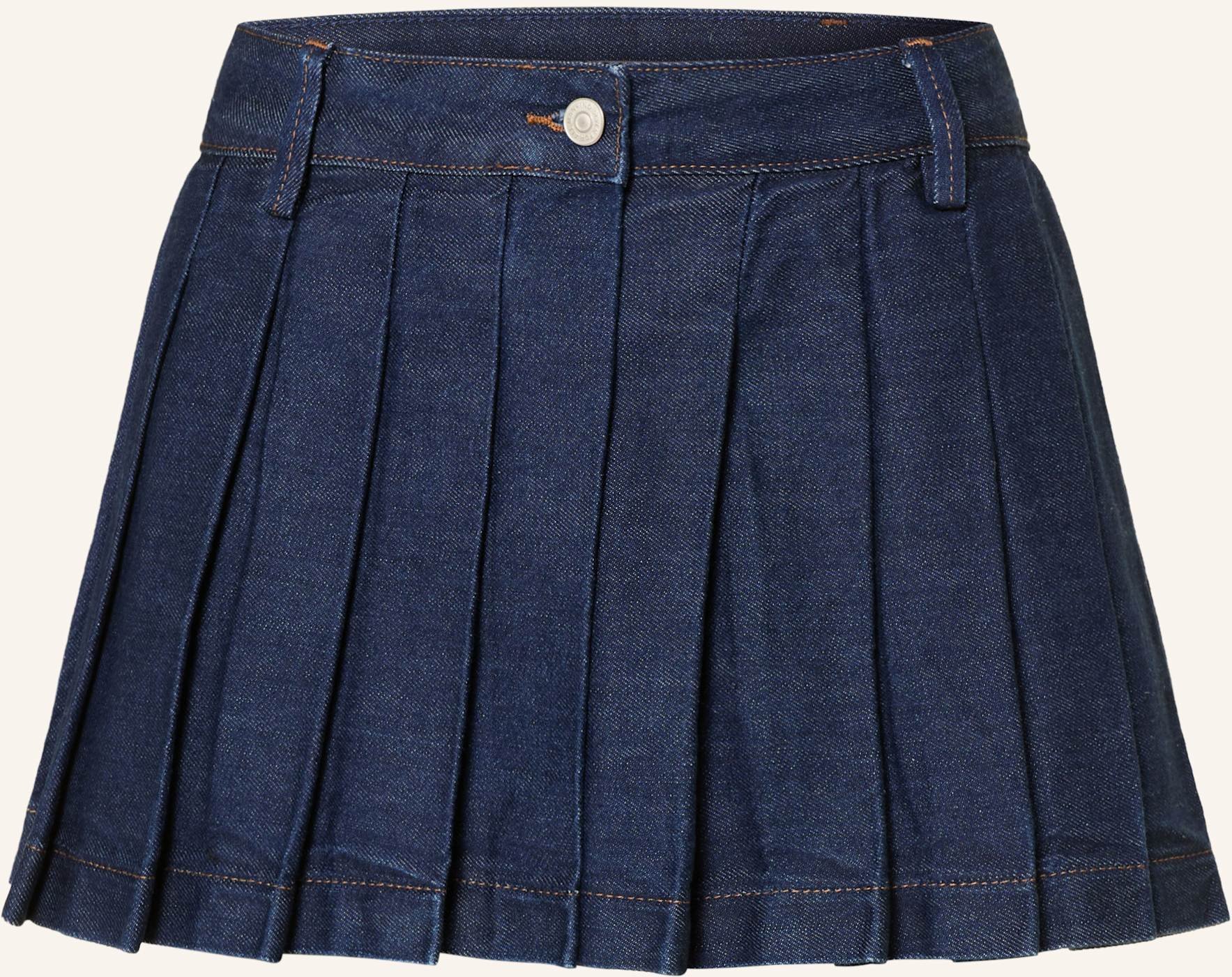 7 For All Mankind Jeansrock blau