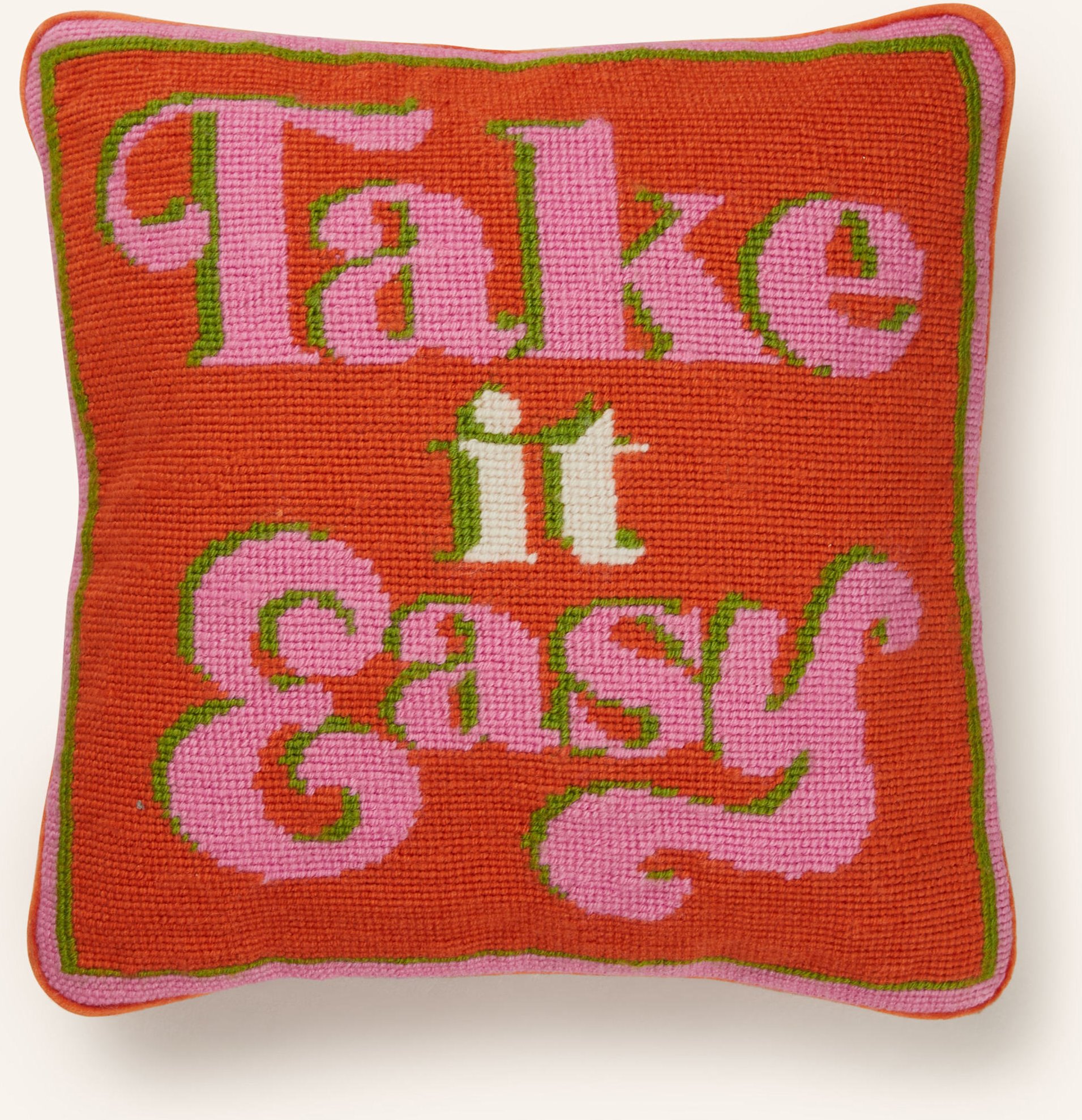 Jonathan Adler Dekokissen Take It Easy Mit Daunenfüllung orange