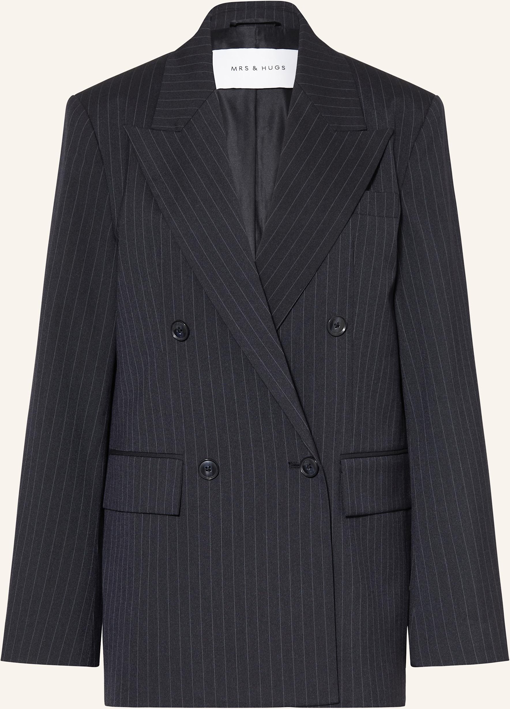 Mrs & Hugs Blazer blau