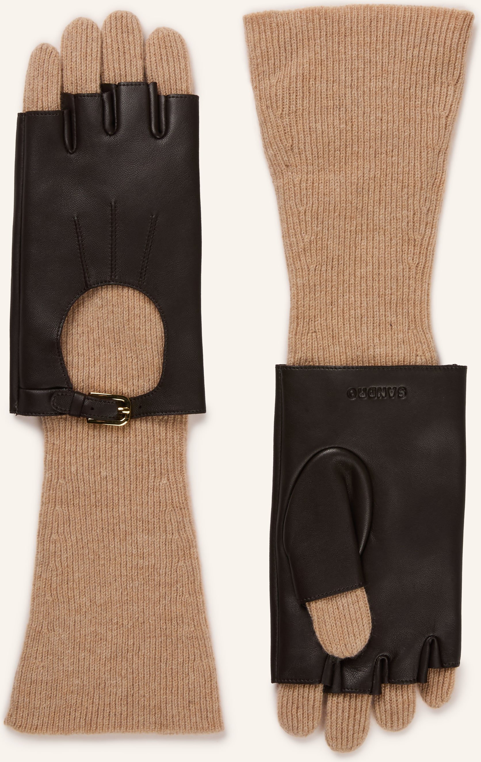 Sandro Handschuhe beige