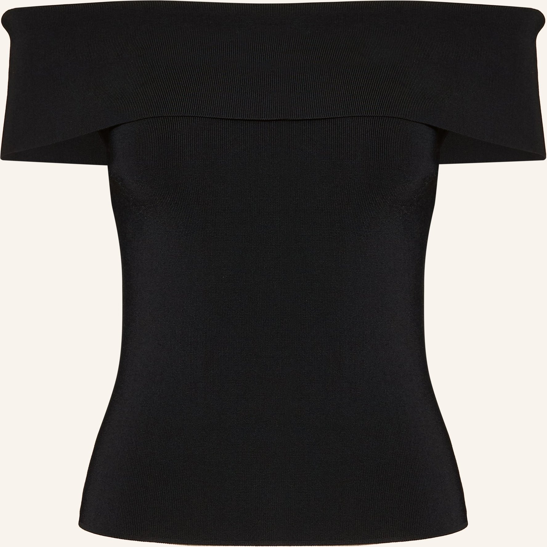 Maje Off-Shoulder-Top schwarz