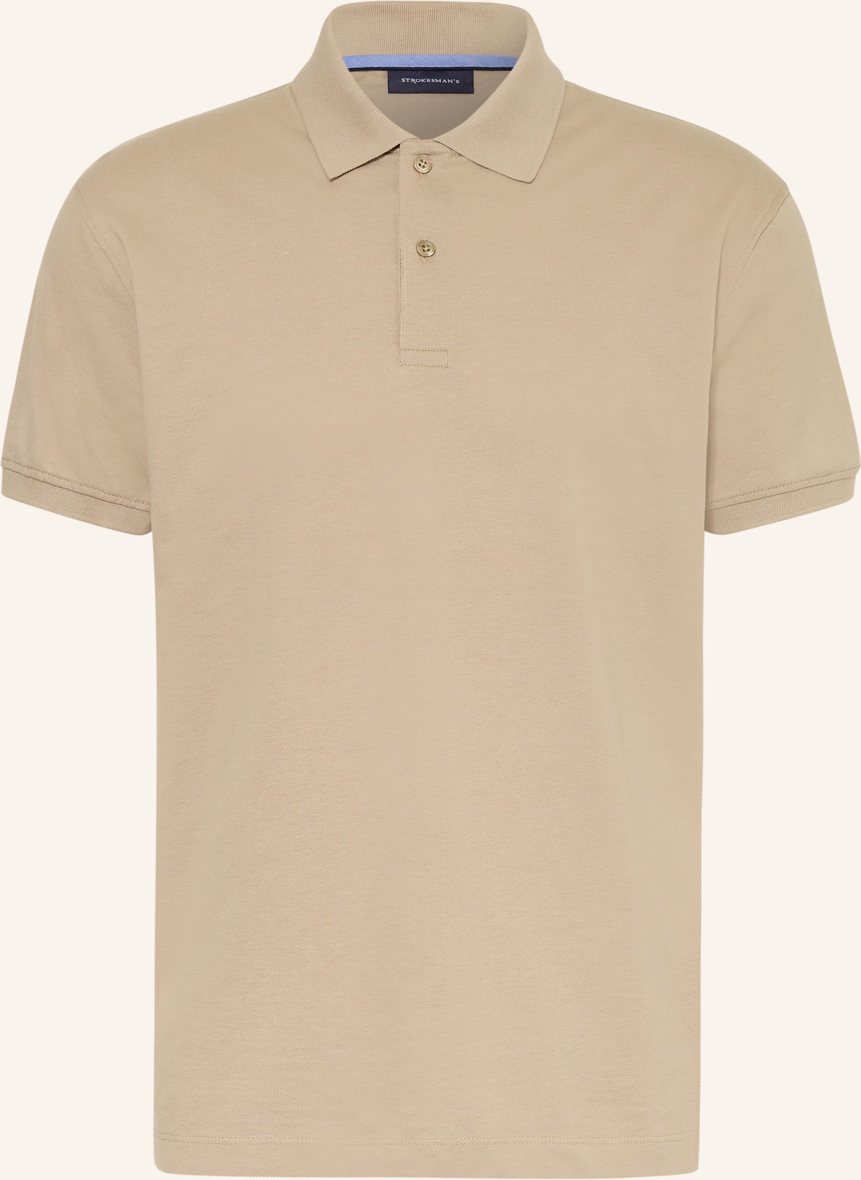 Strokesman's Piqué-Poloshirt beige