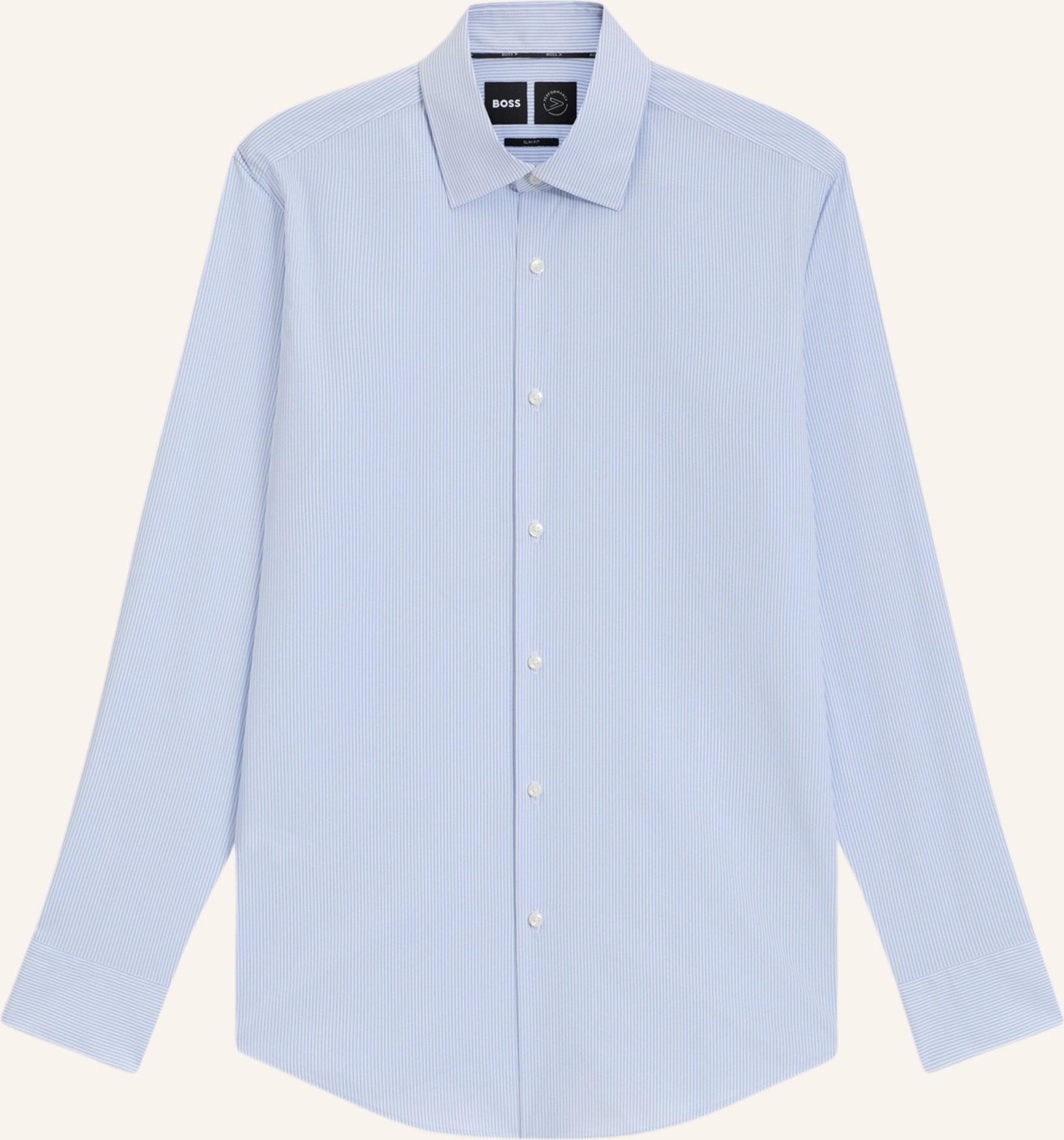 Boss Business Hemd P-Hank-Kent-c1-222 Slim Fit blau