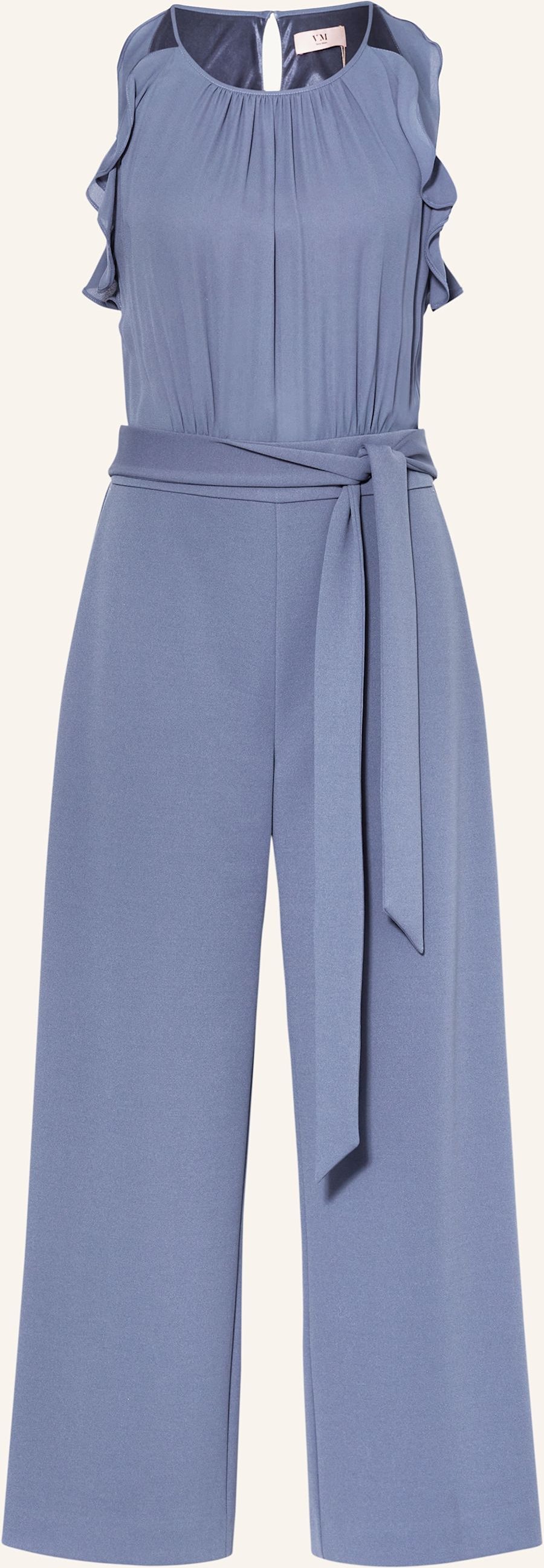Vm Vera Mont Jumpsuit Mit Volants blau