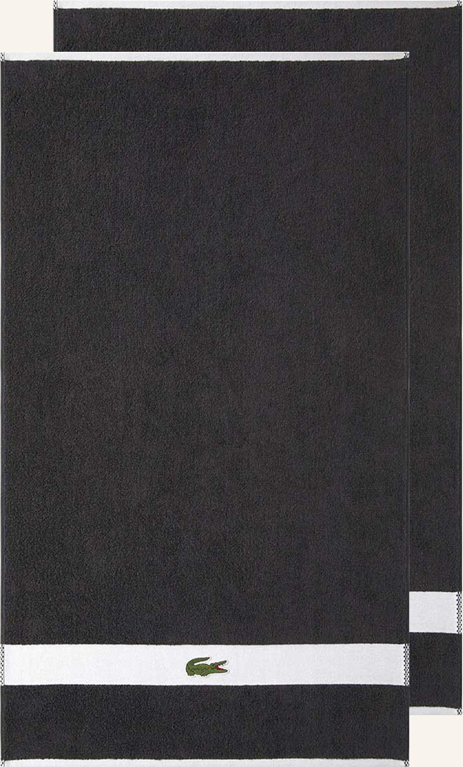 Lacoste Handtuch Lcasual schwarz