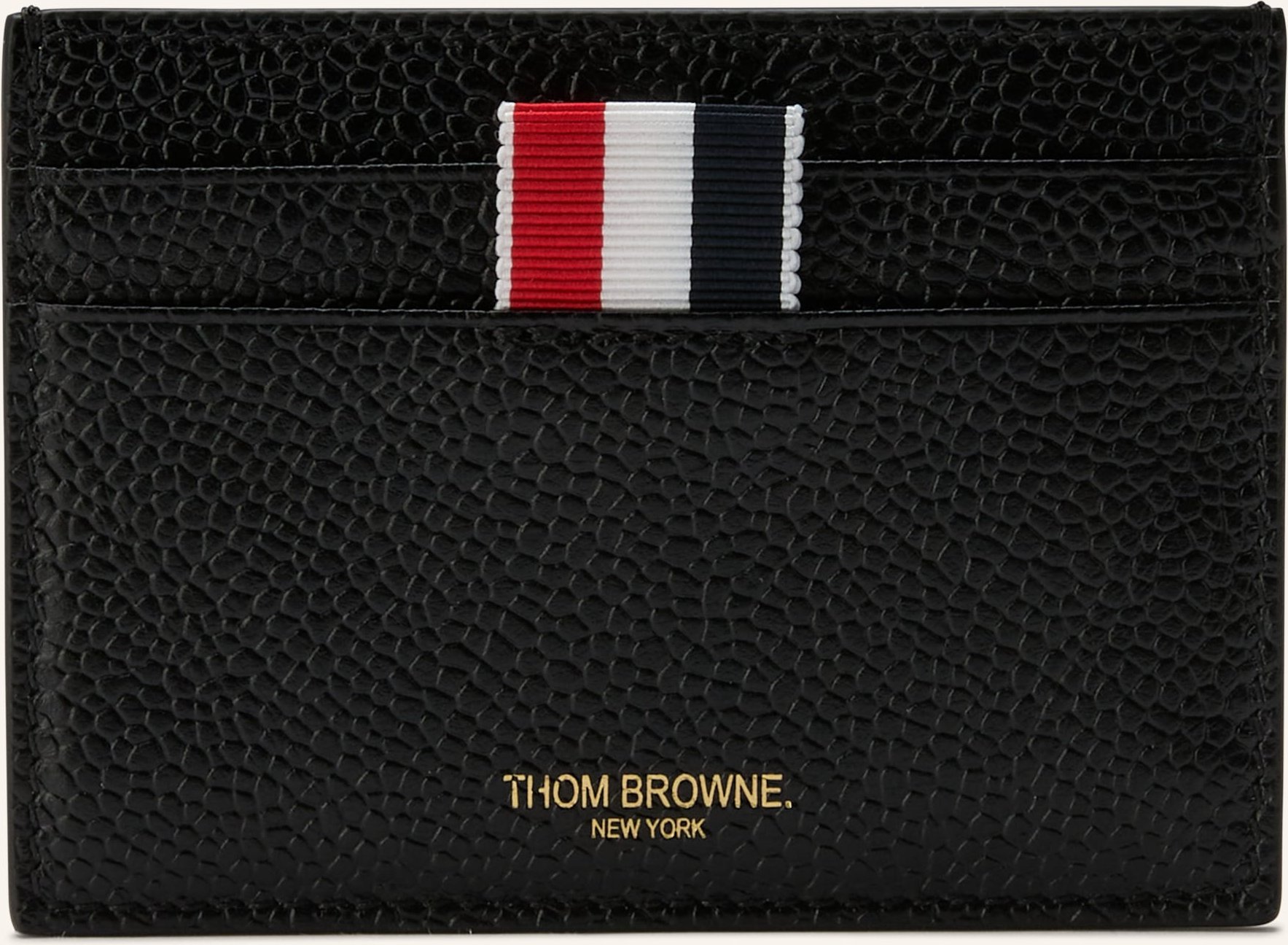 Thom Browne. Kartenetui schwarz