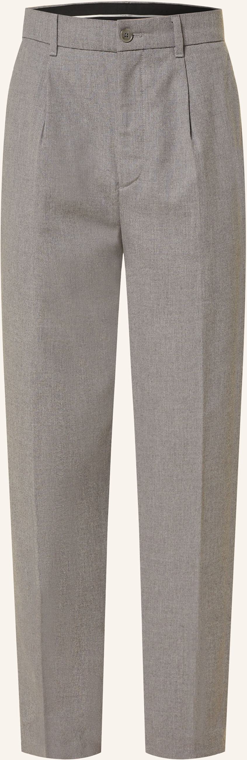 Calvin Klein Hose Slim Tapered Fit grau