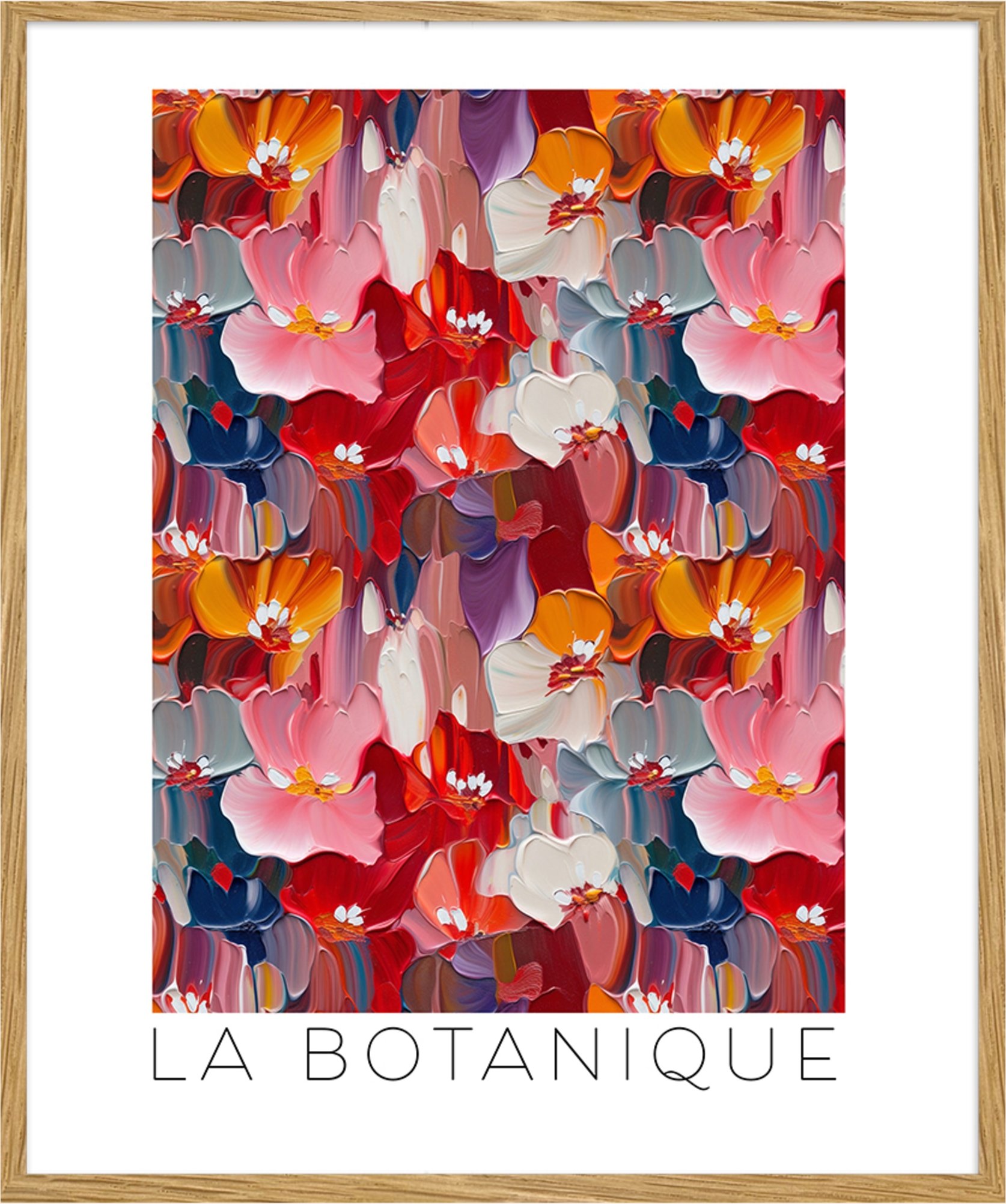 Liv Corday Wandbild La Botanique Mit Rahmen weiss