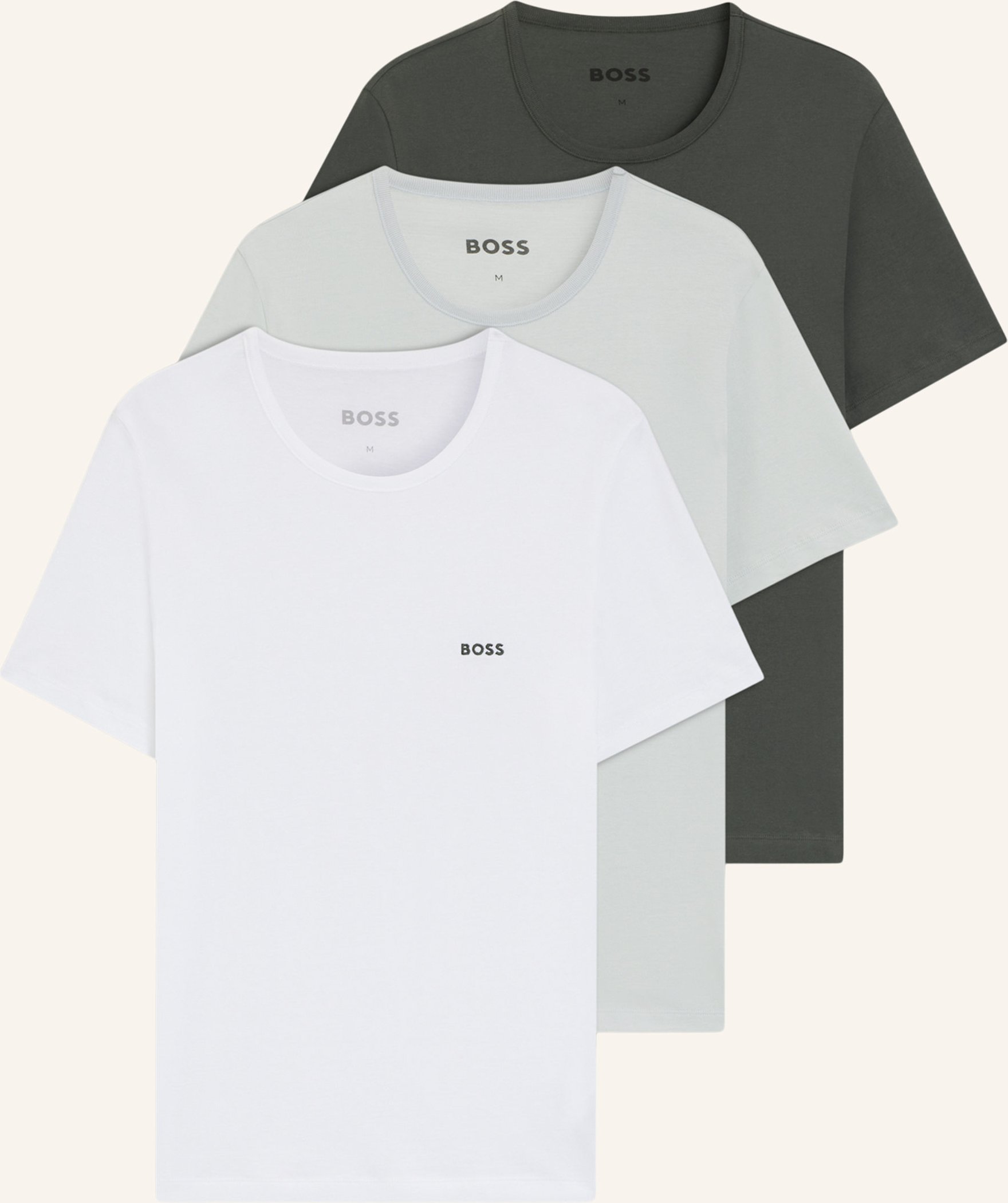 Boss Unterwäsche Top Tshirtrn 3p Classic Regular Fit rot