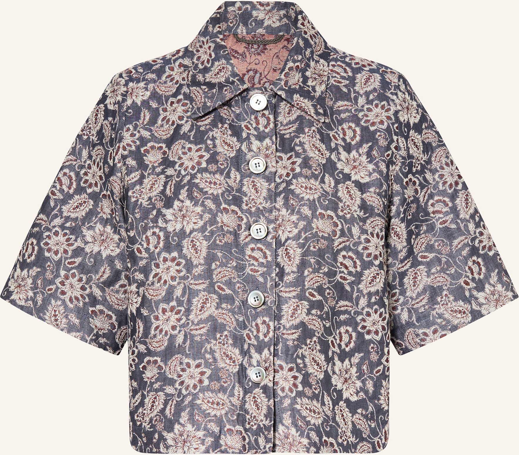 Grasegger Jacquard-Janker Hilda blau