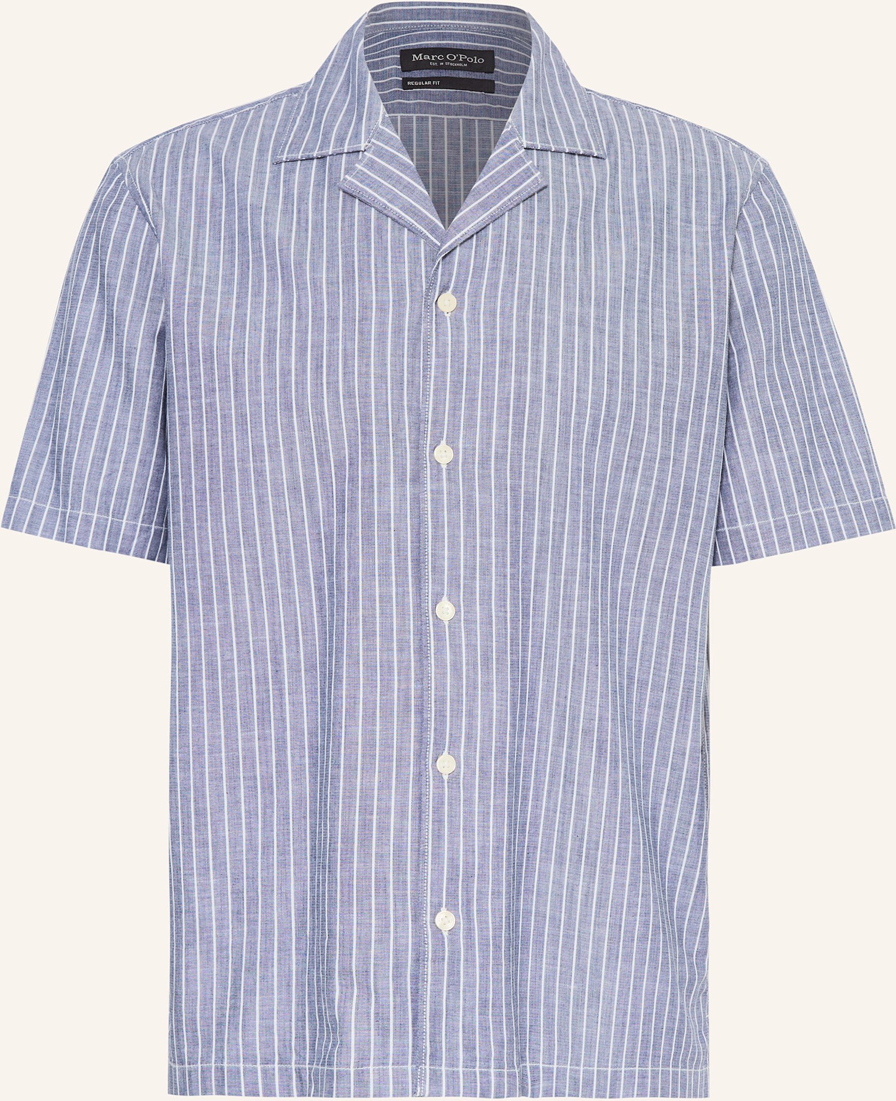 Marc O'polo Resorthemd Regular Fit blau