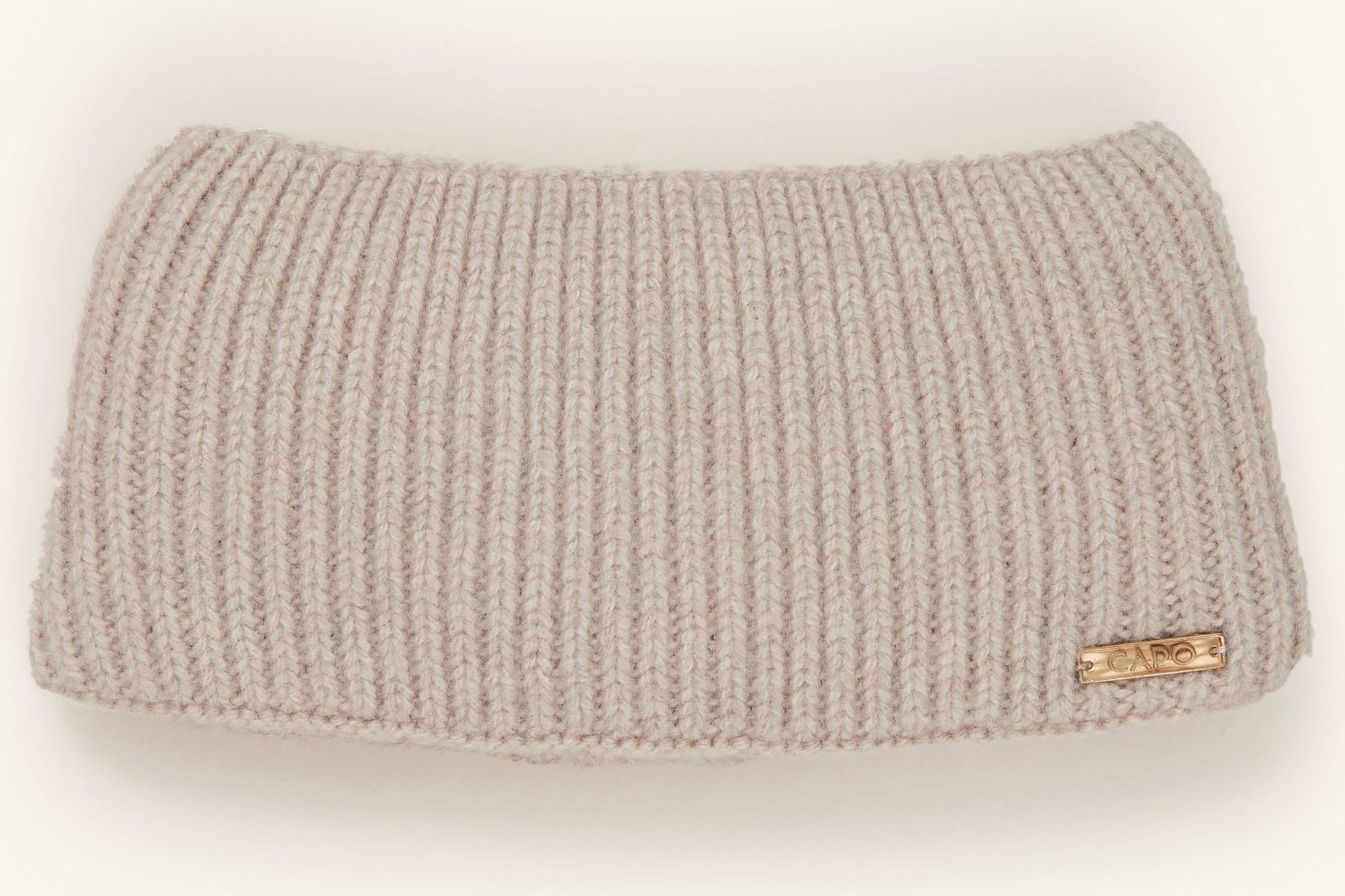 Capo Stirnband Aus Cashmere beige