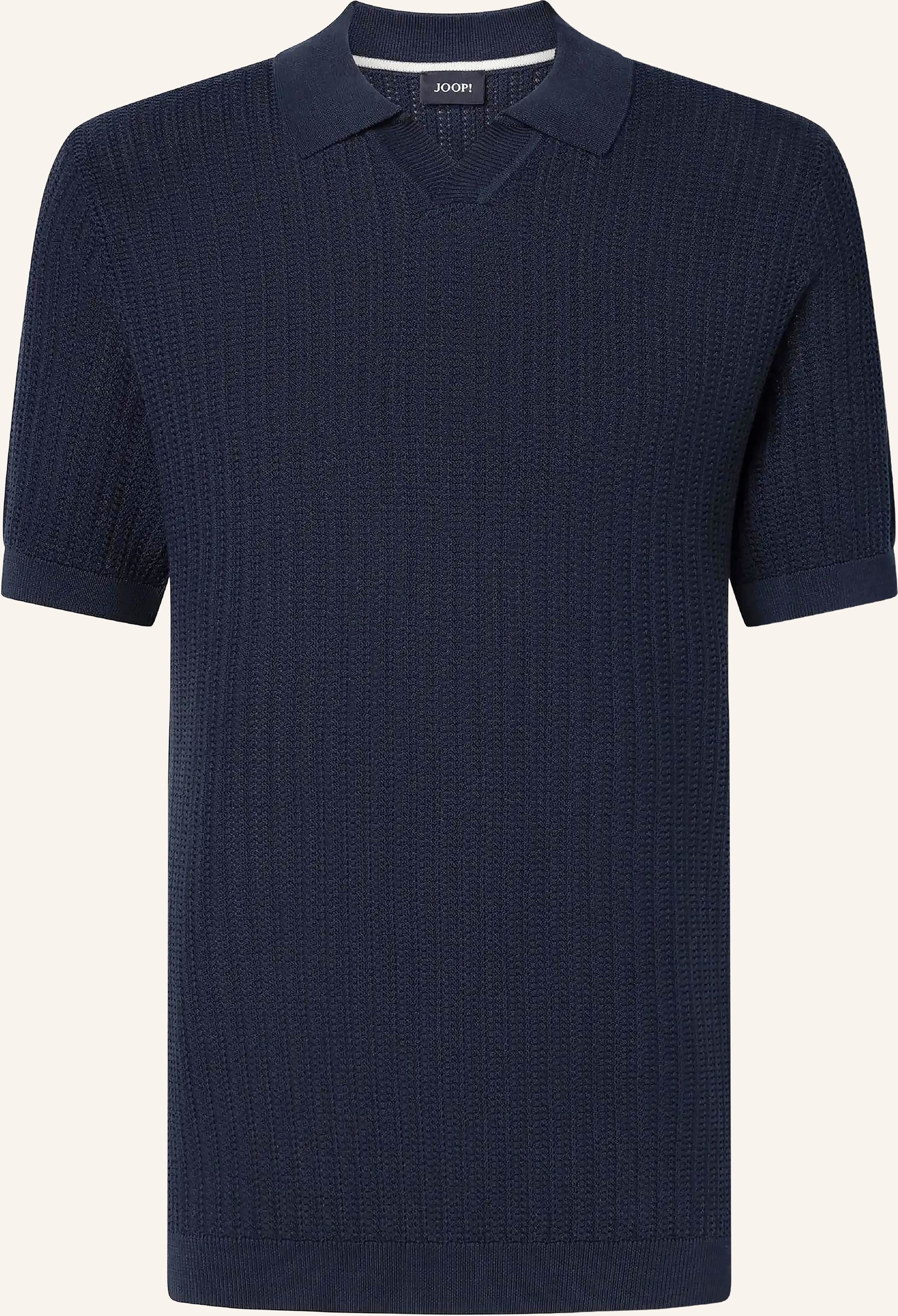 Joop! Strick-Poloshirt Baoron blau