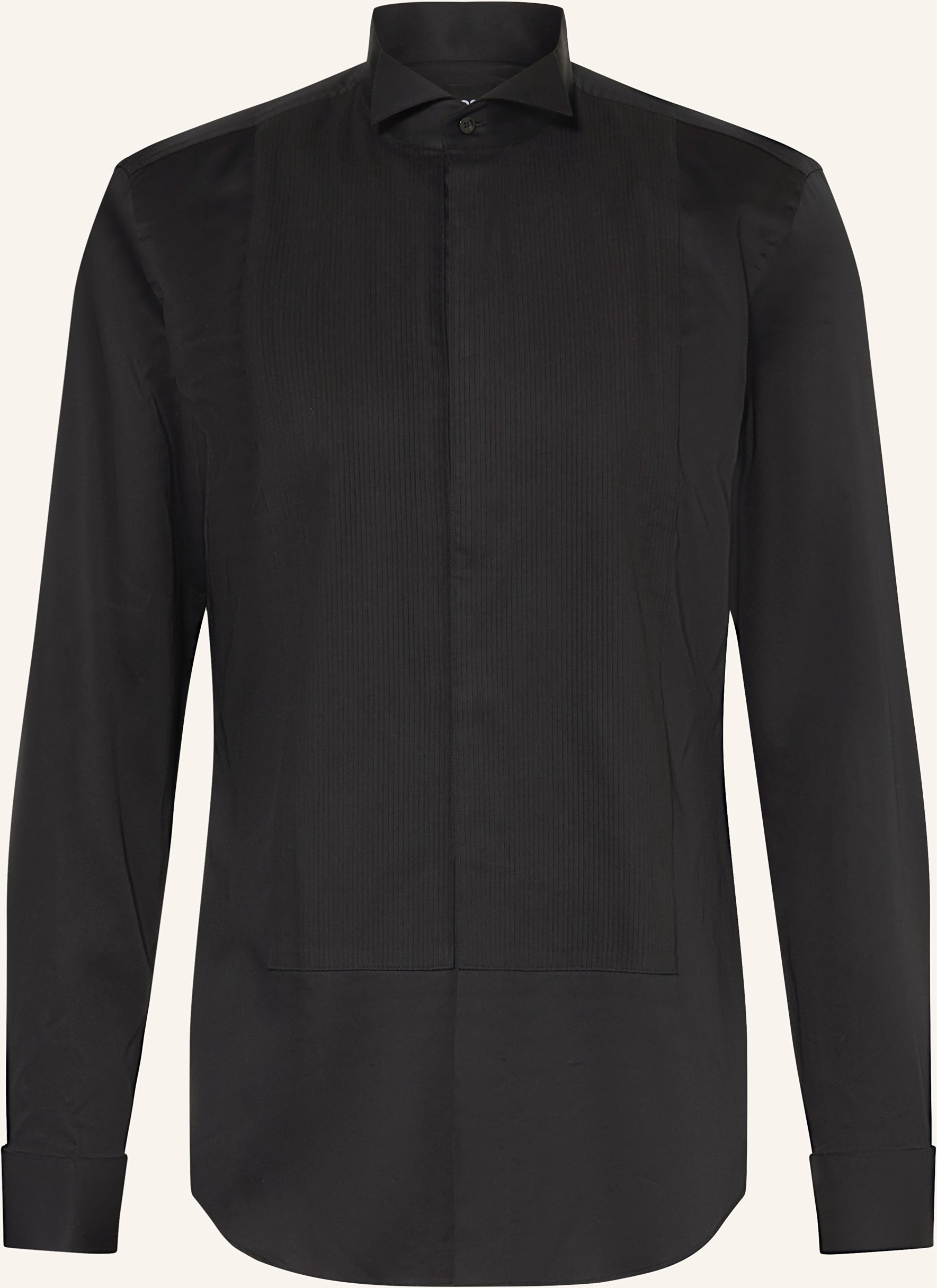 Boss Smokinghemd Hank Slim Fit schwarz