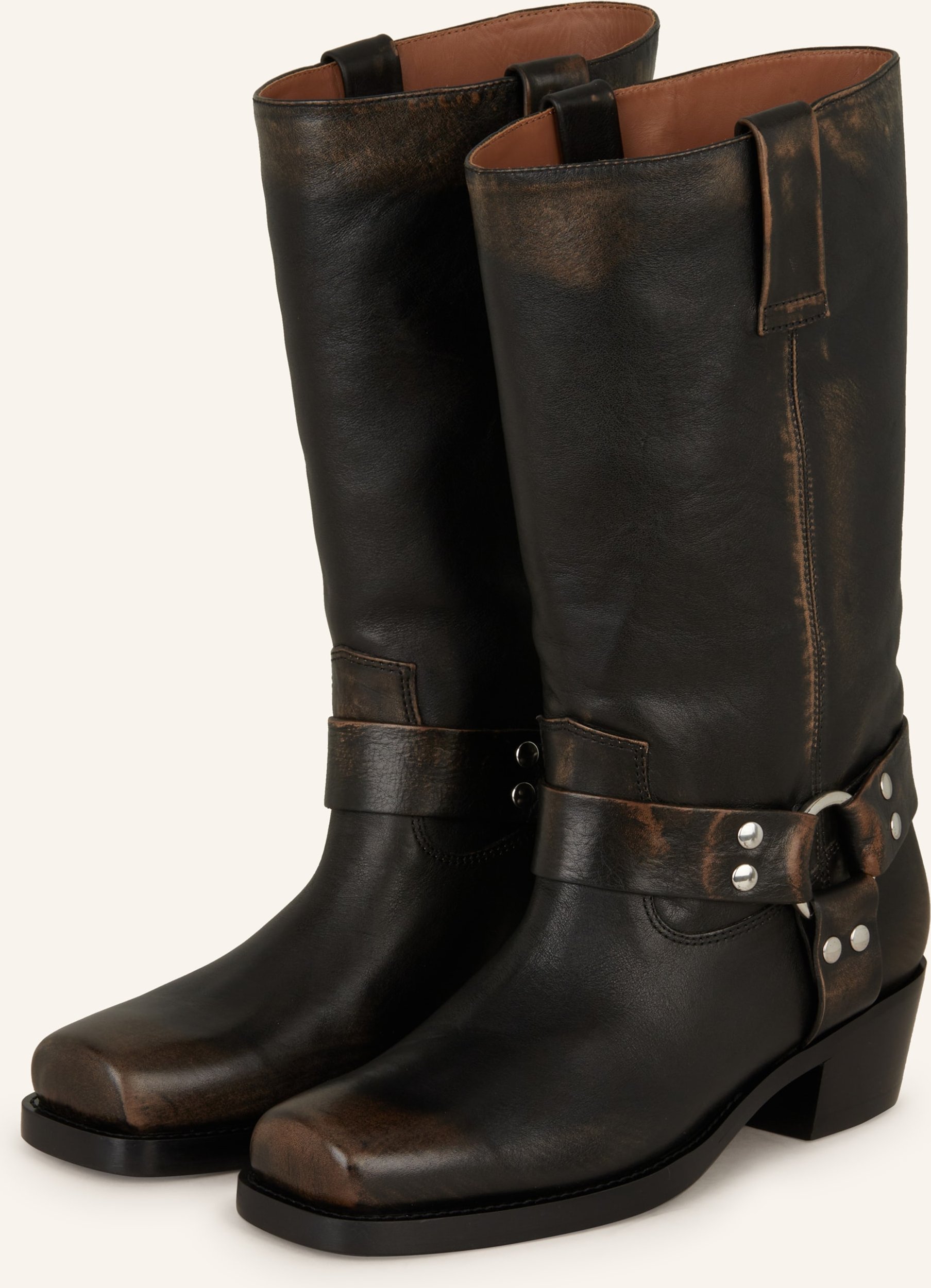 Paris Texas Biker Boots Roxy schwarz