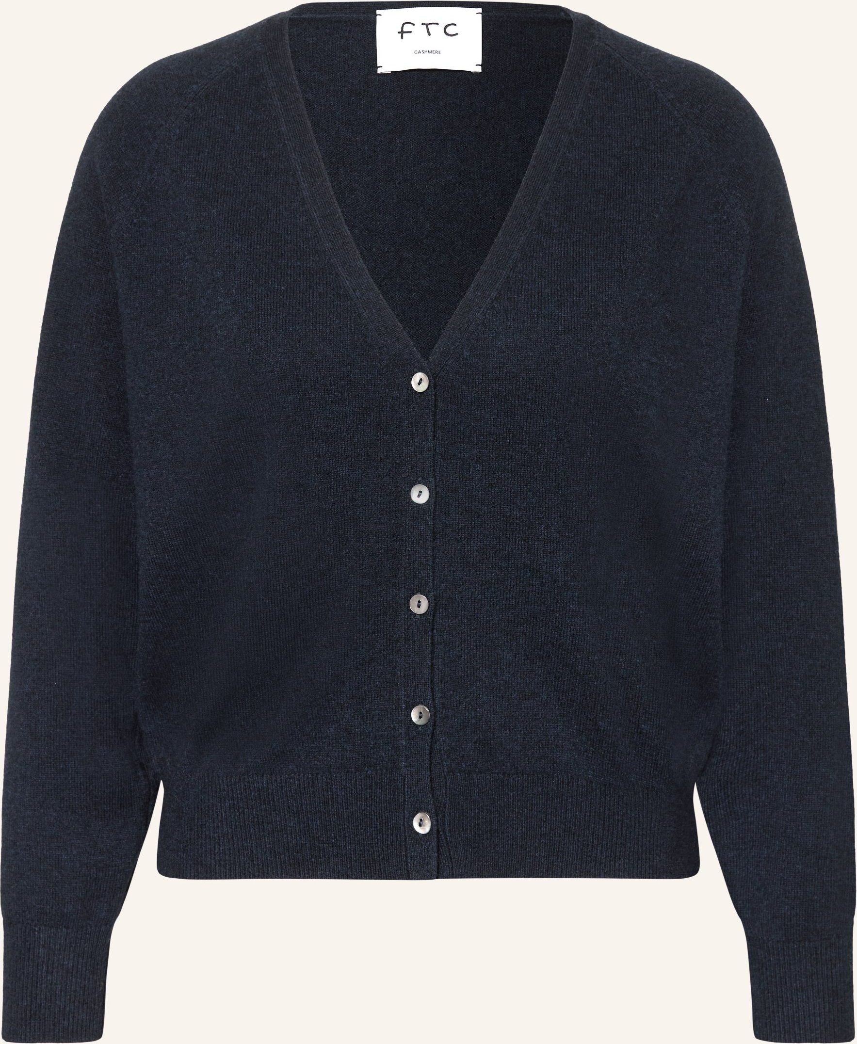 Ftc Cashmere Strickjacke Aus Cashmere blau