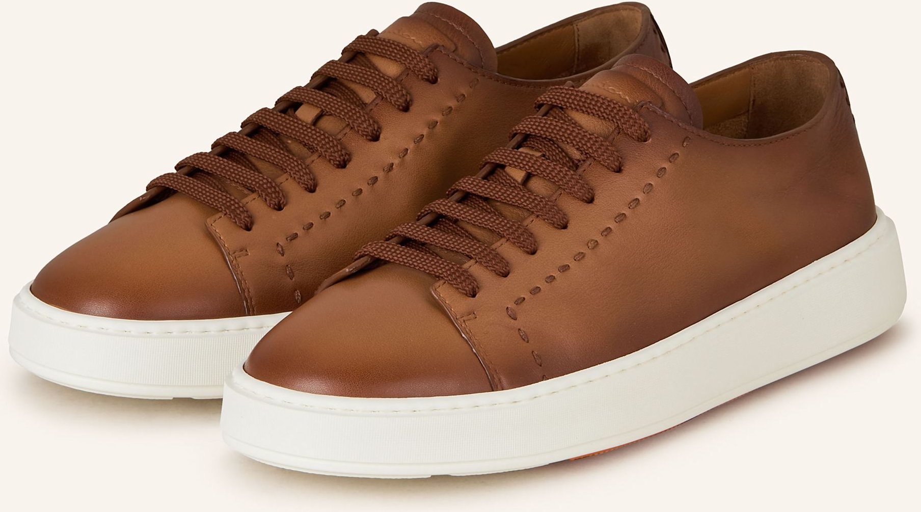 Santoni Sneaker Clean braun