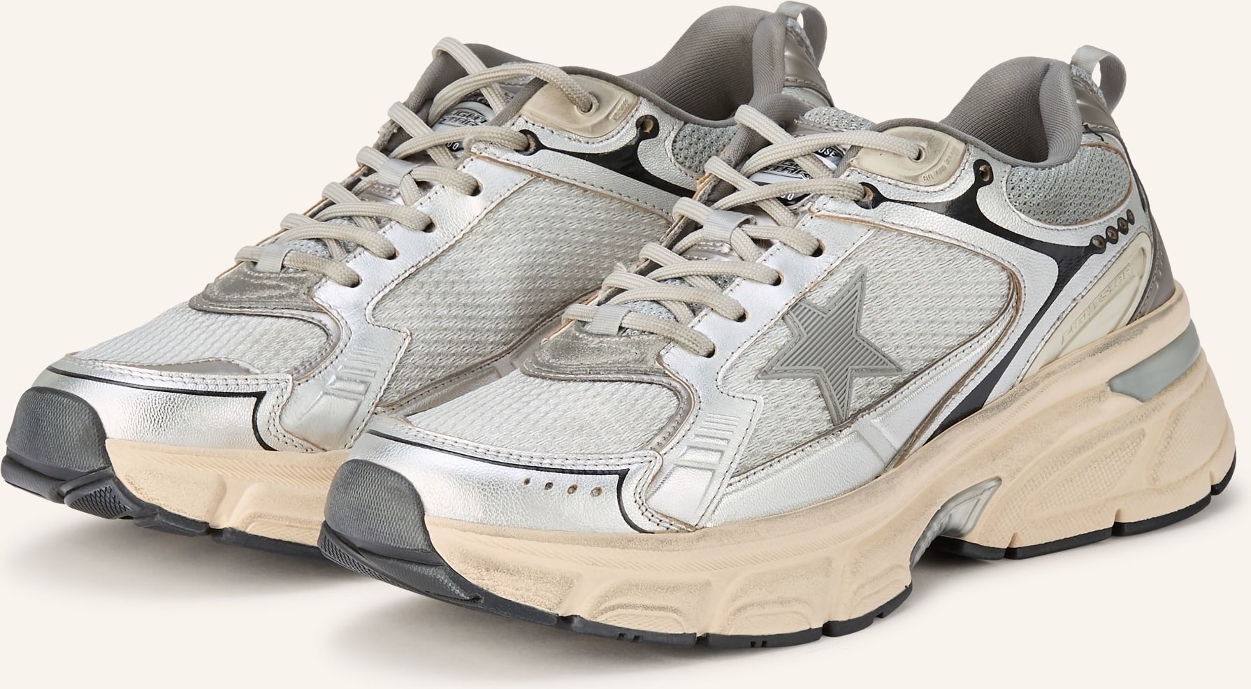 Golden Goose Sneaker Lightstar grau