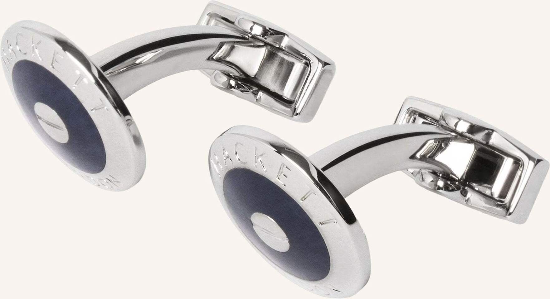 Hackett London Manschettenknöpfe Round No 1 Cuff blau