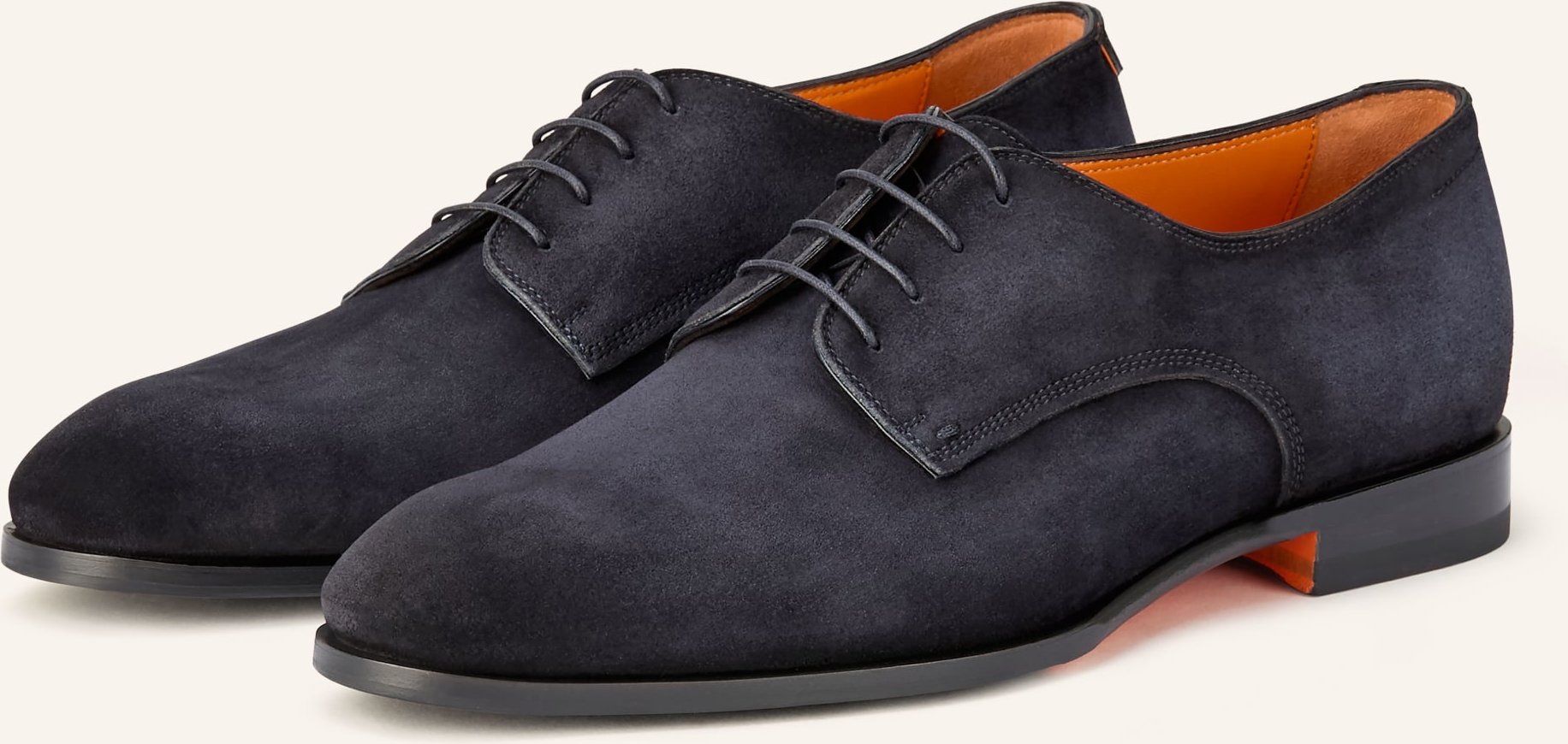 Santoni Schnürer Archer blau