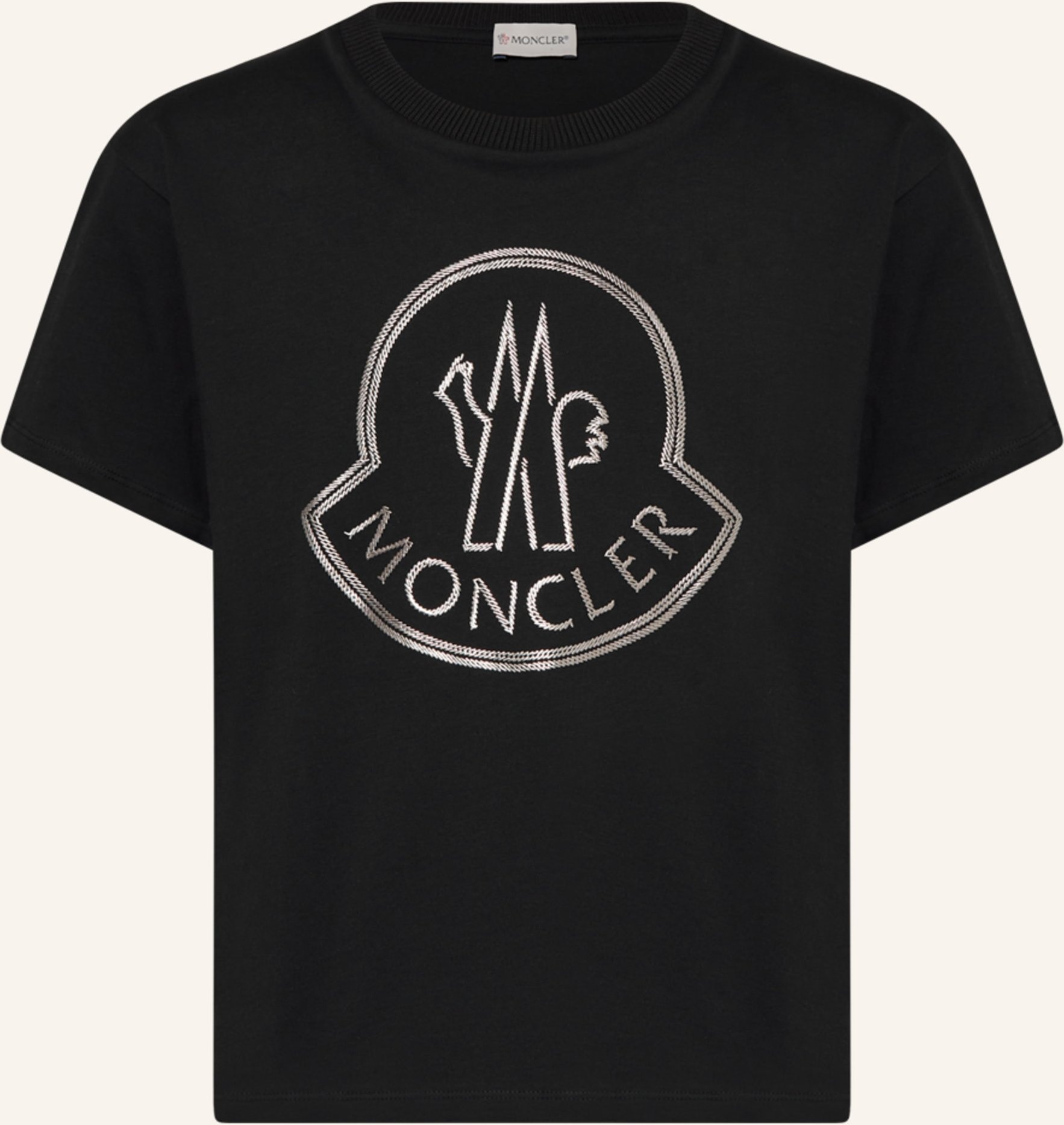 Moncler Enfant T-Shirt schwarz
