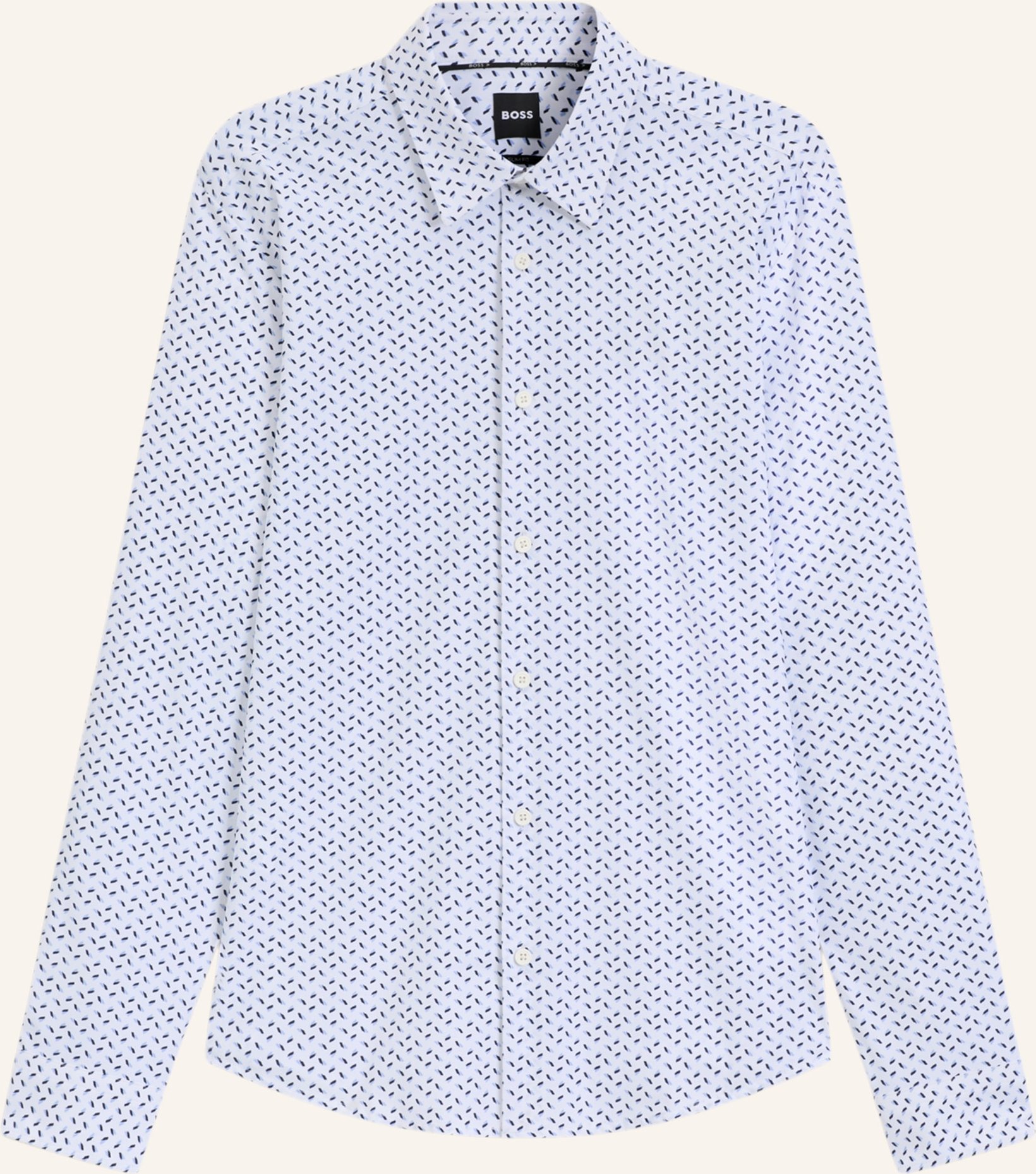 Thumbnail - Boss Casual Hemd P-Roan-Kent-c1-233 Slim Fit blau