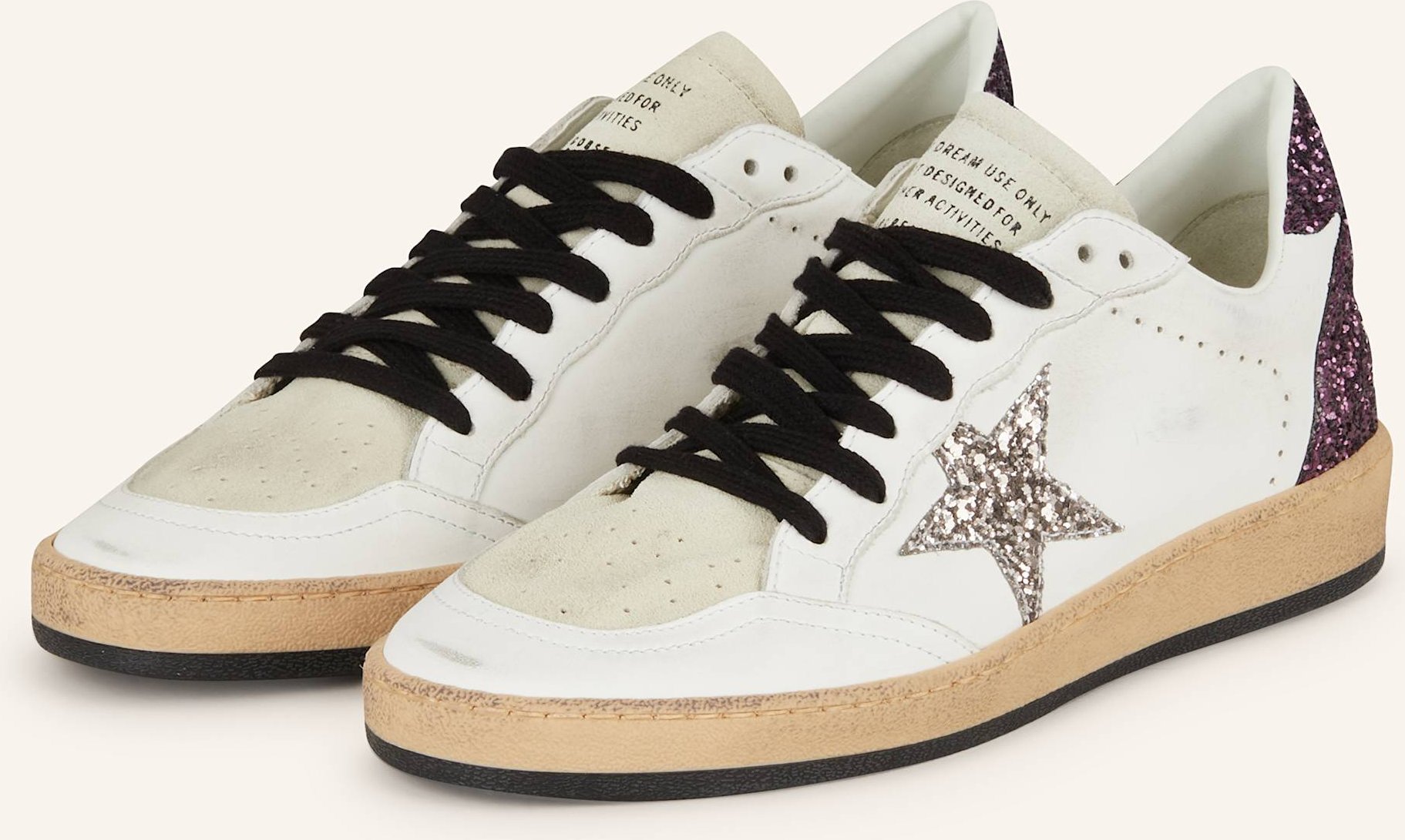 Golden Goose Sneaker Ball Star weiss