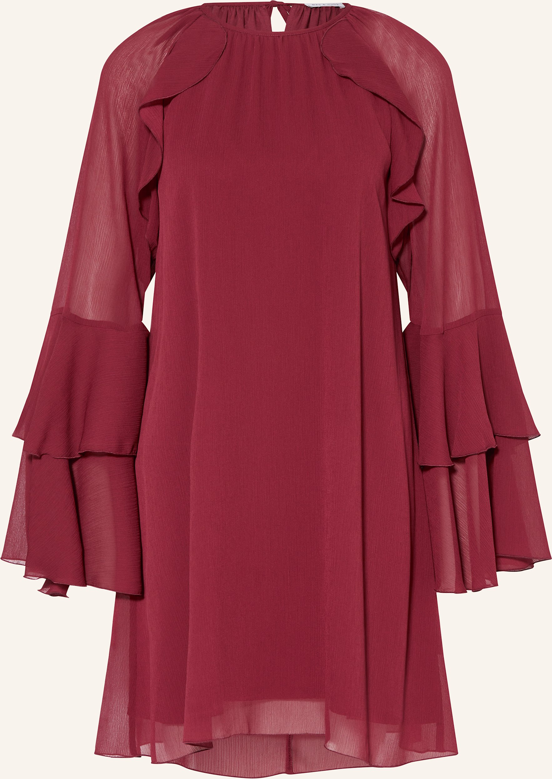 Mrs & Hugs Kleid Mit Volants rot