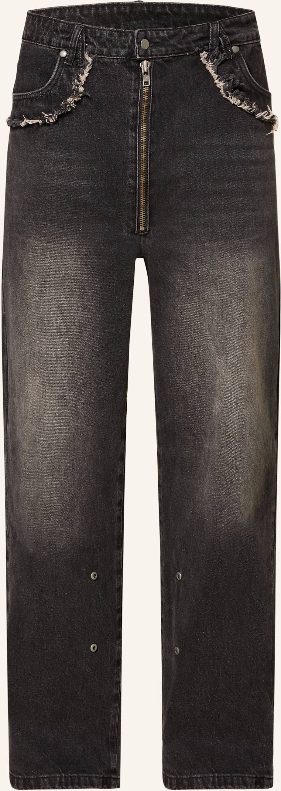 Thumbnail - Atelier D’Roupa Jeans Regular Fit schwarz