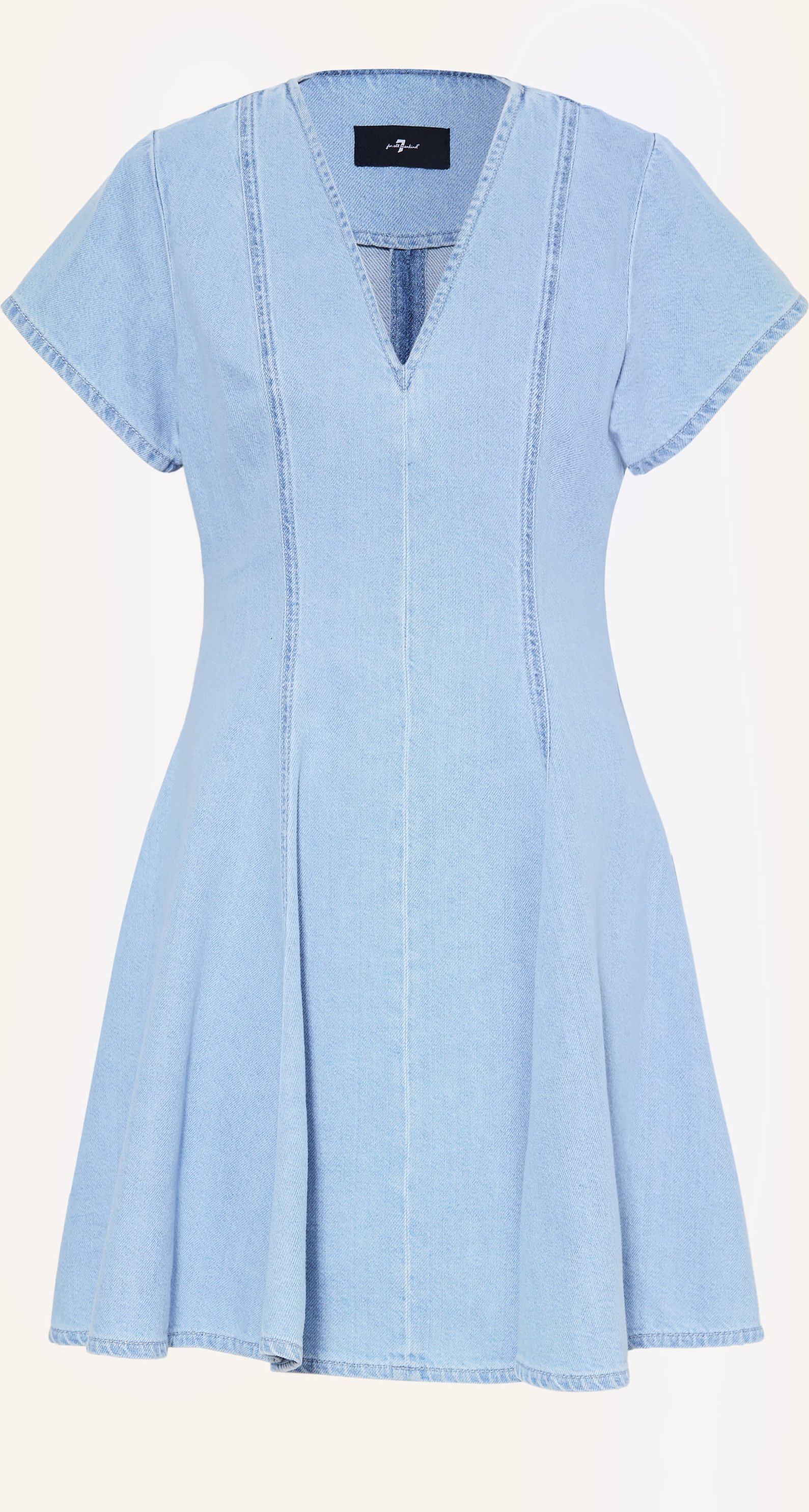 7 For All Mankind Jeanskleid Hana blau