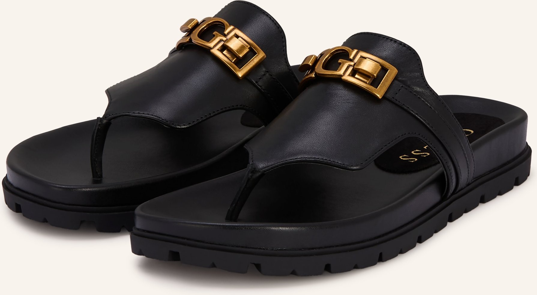 Guess Zehentrenner Farron schwarz