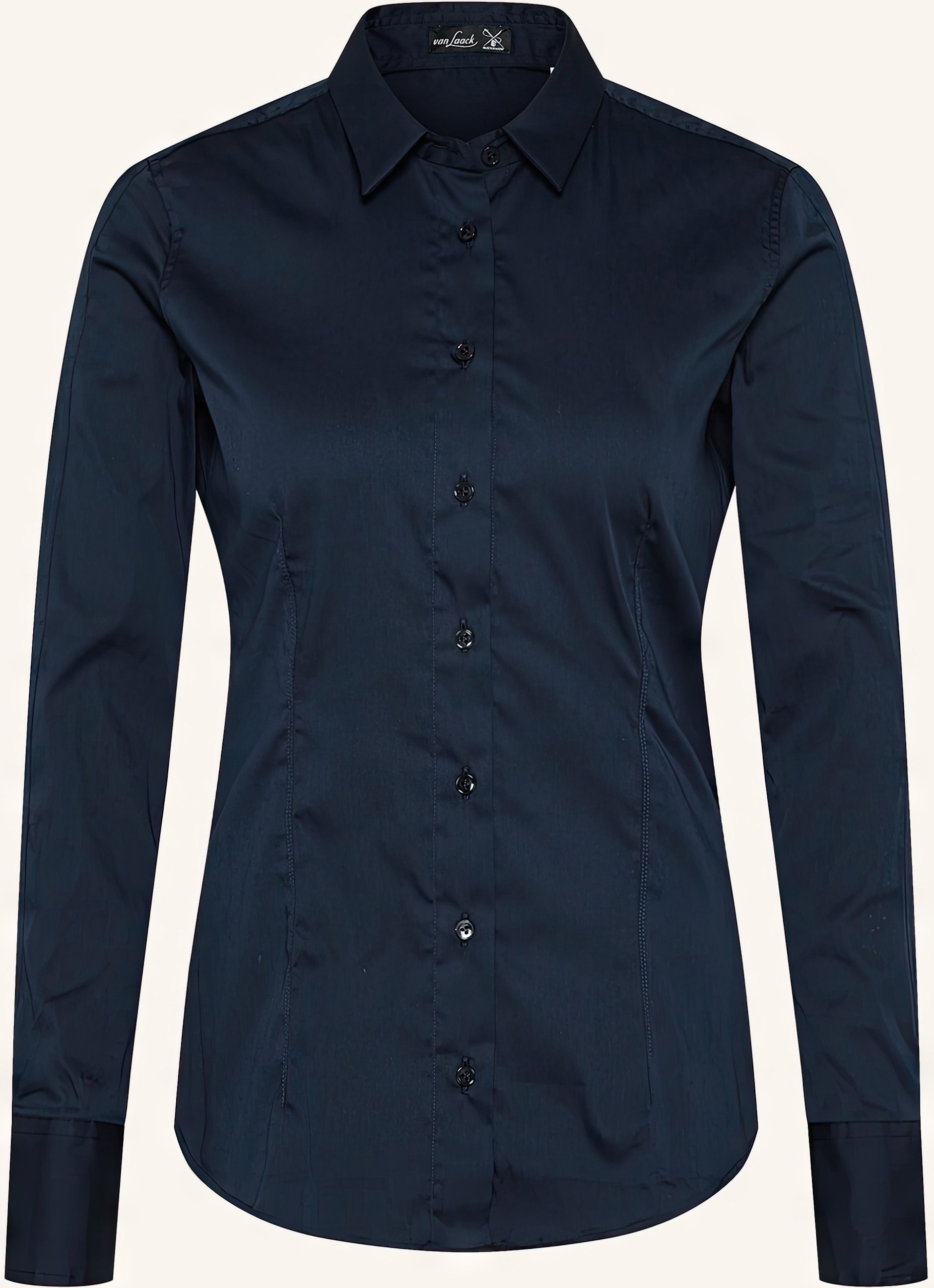 Van Laack Bluse Modern Fit blau