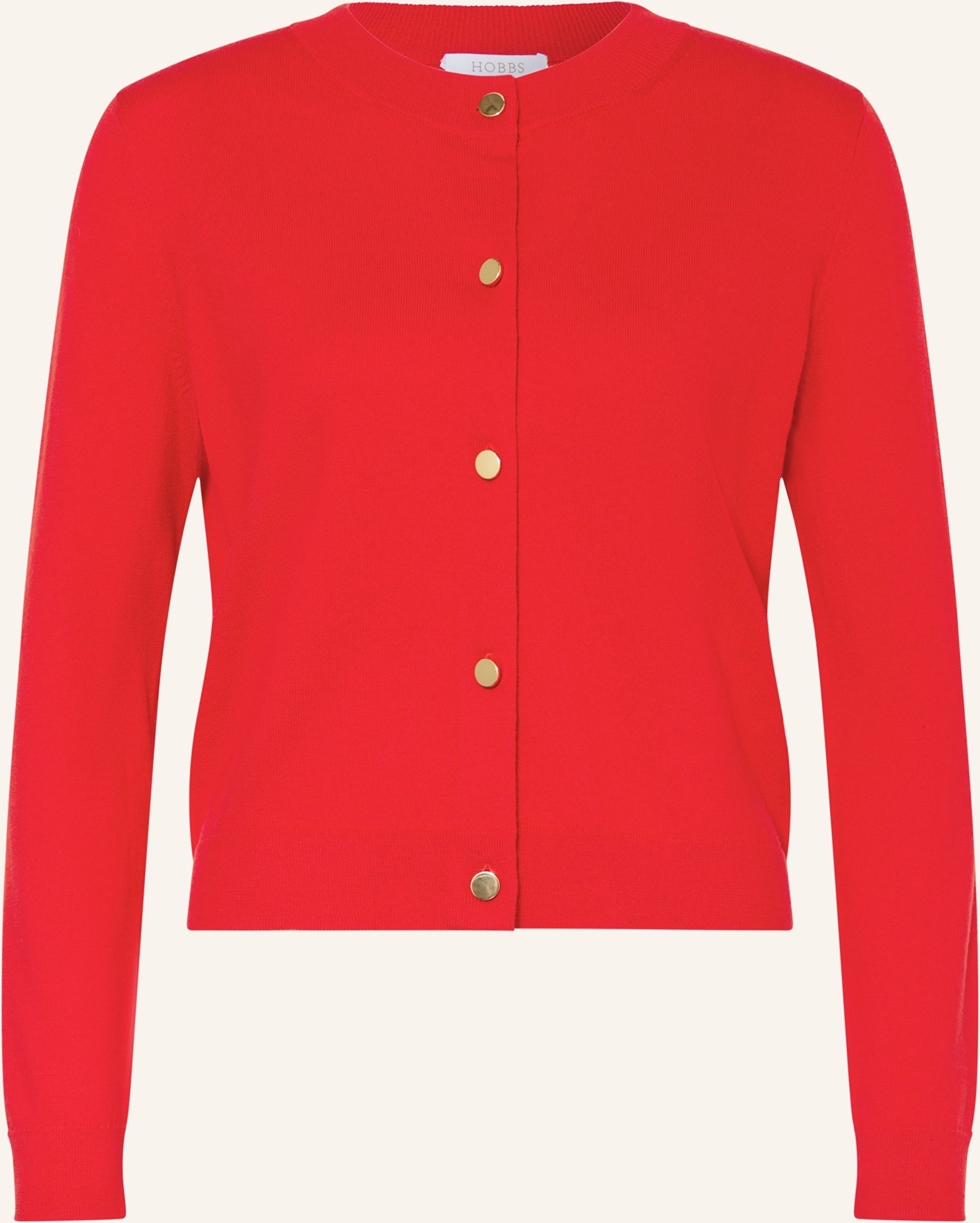 Hobbs Strickjacke Priya Mit Merinowolle rot