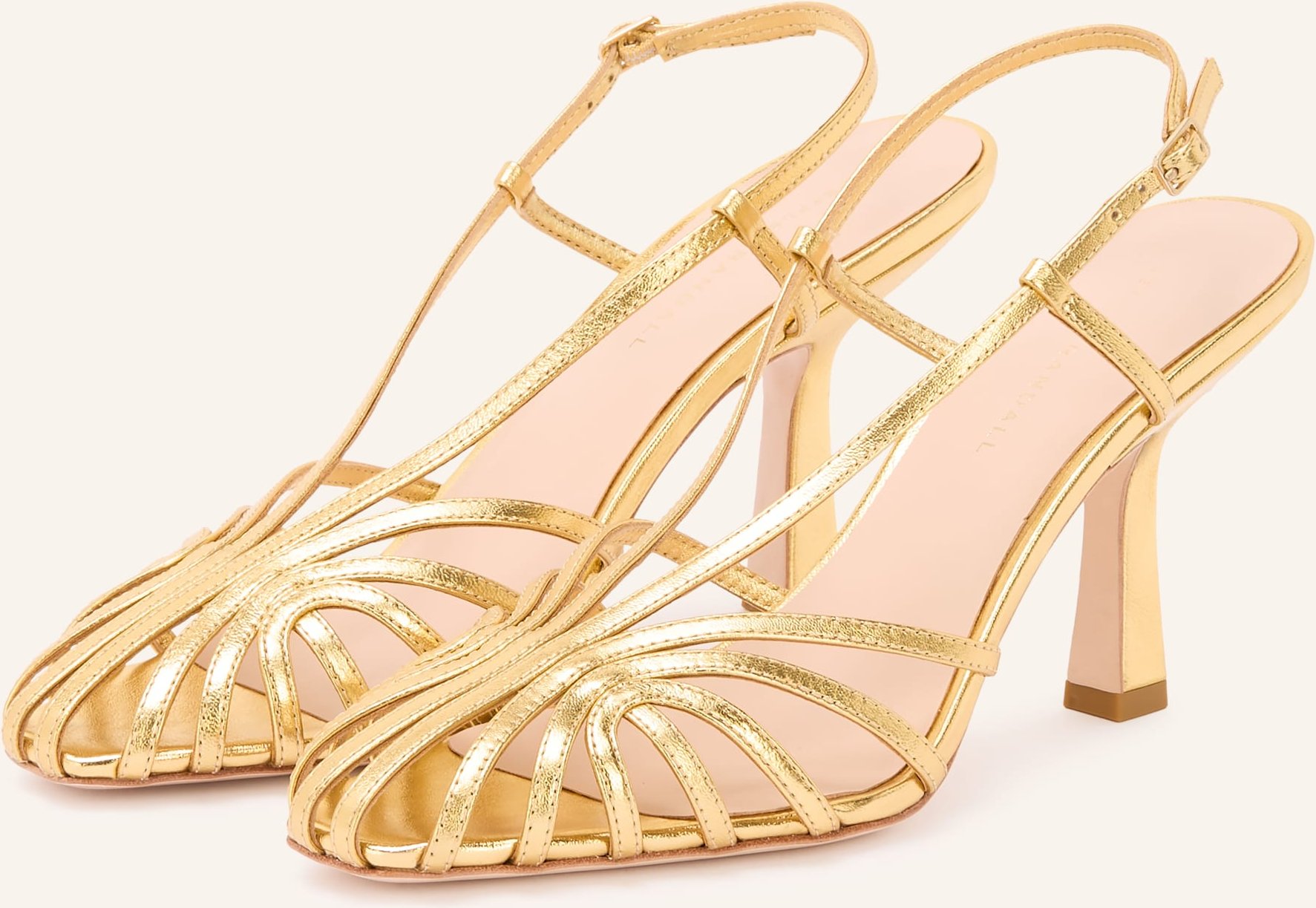 Loeffler Randall Slingpumps Alexandra gold