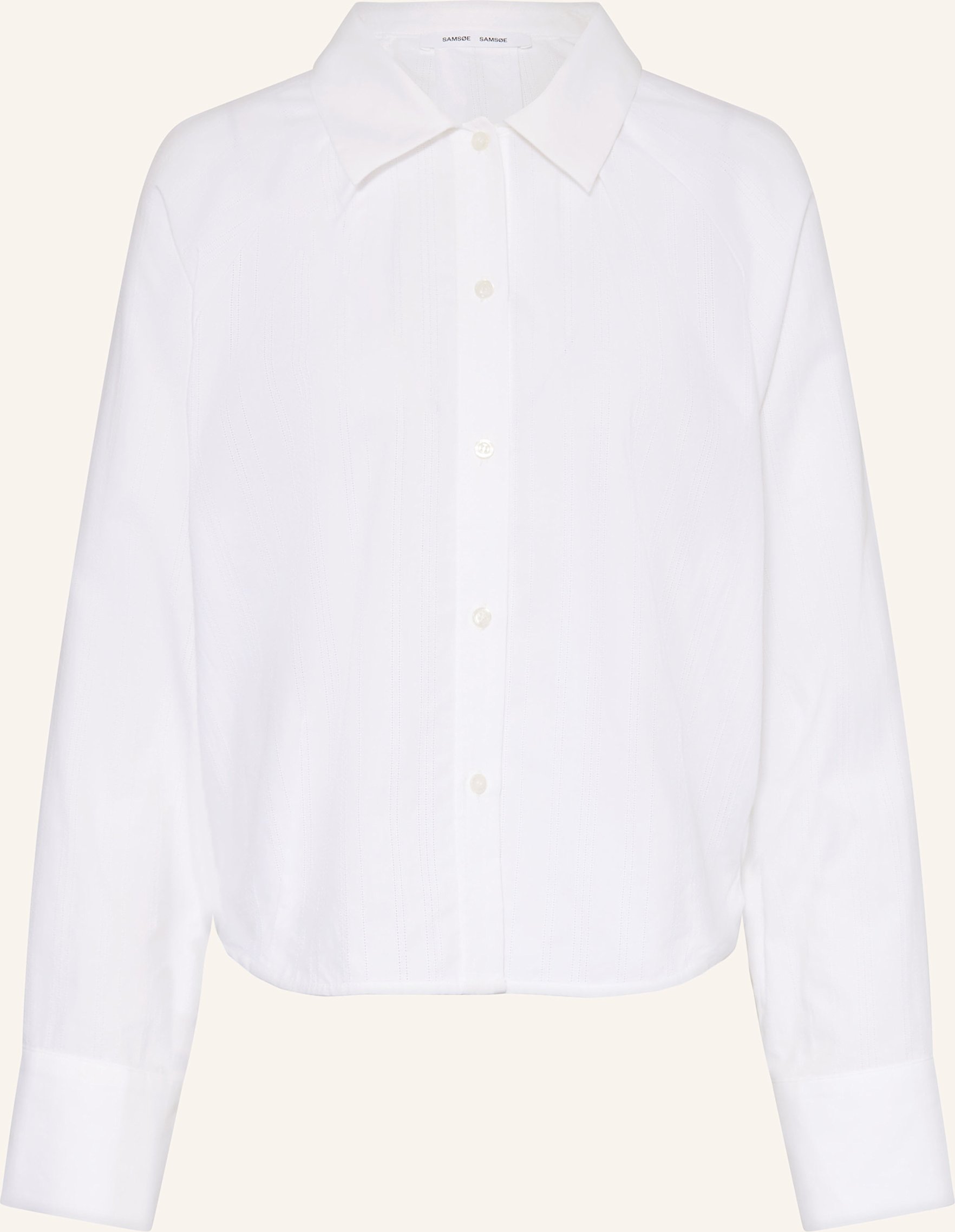Samsøe Samsøe Hemdbluse Sakya weiss