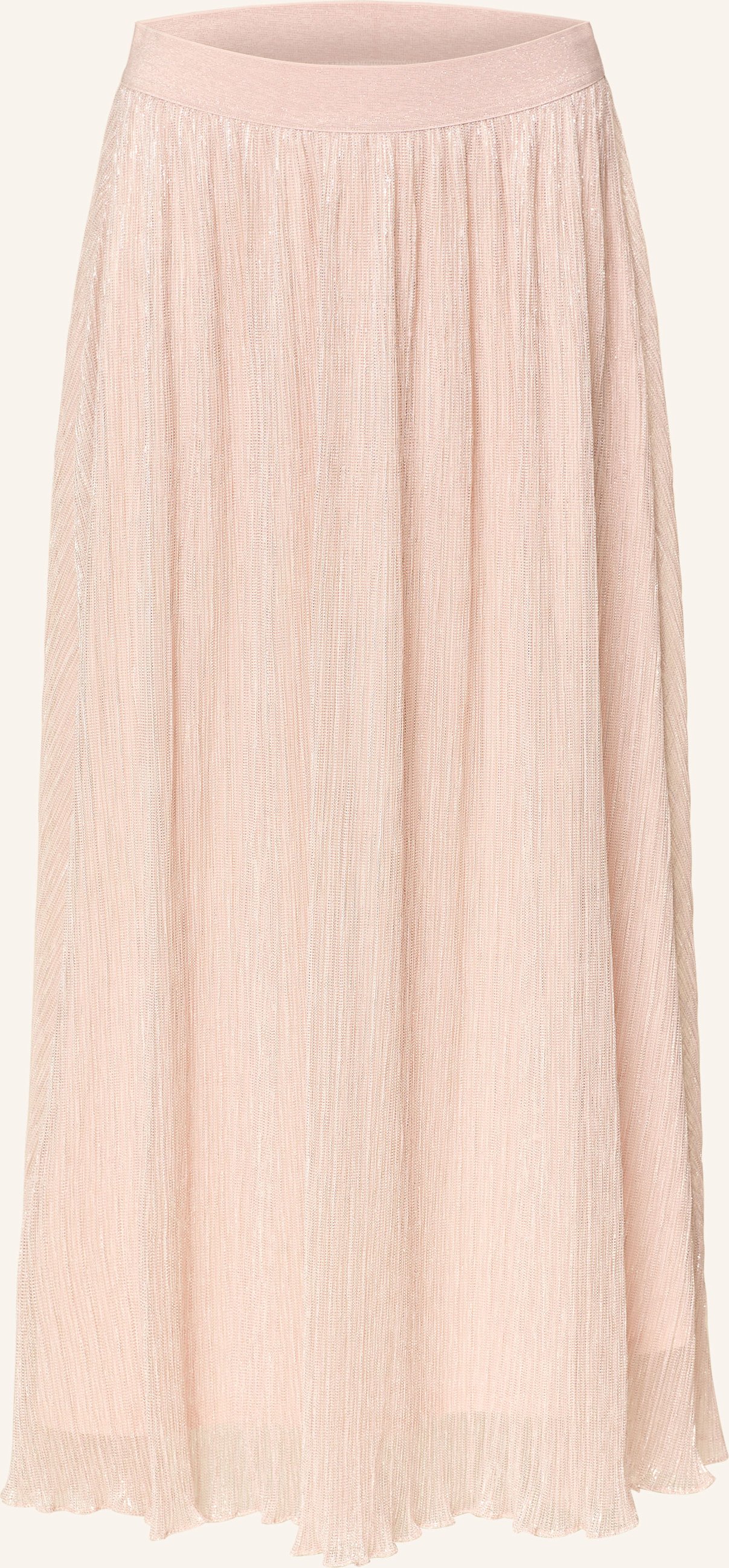 Thumbnail - Oui Plisseerock Mit Glitzergarn rosa