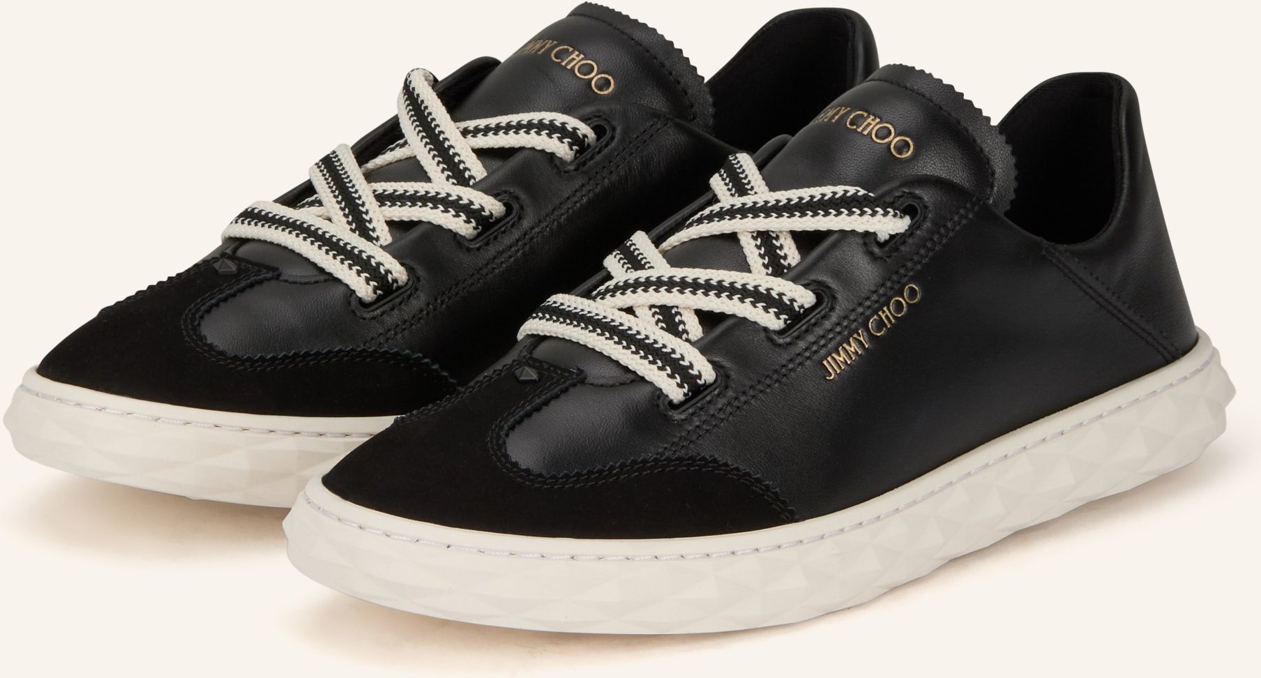 Jimmy Choo Sneaker Diamond schwarz
